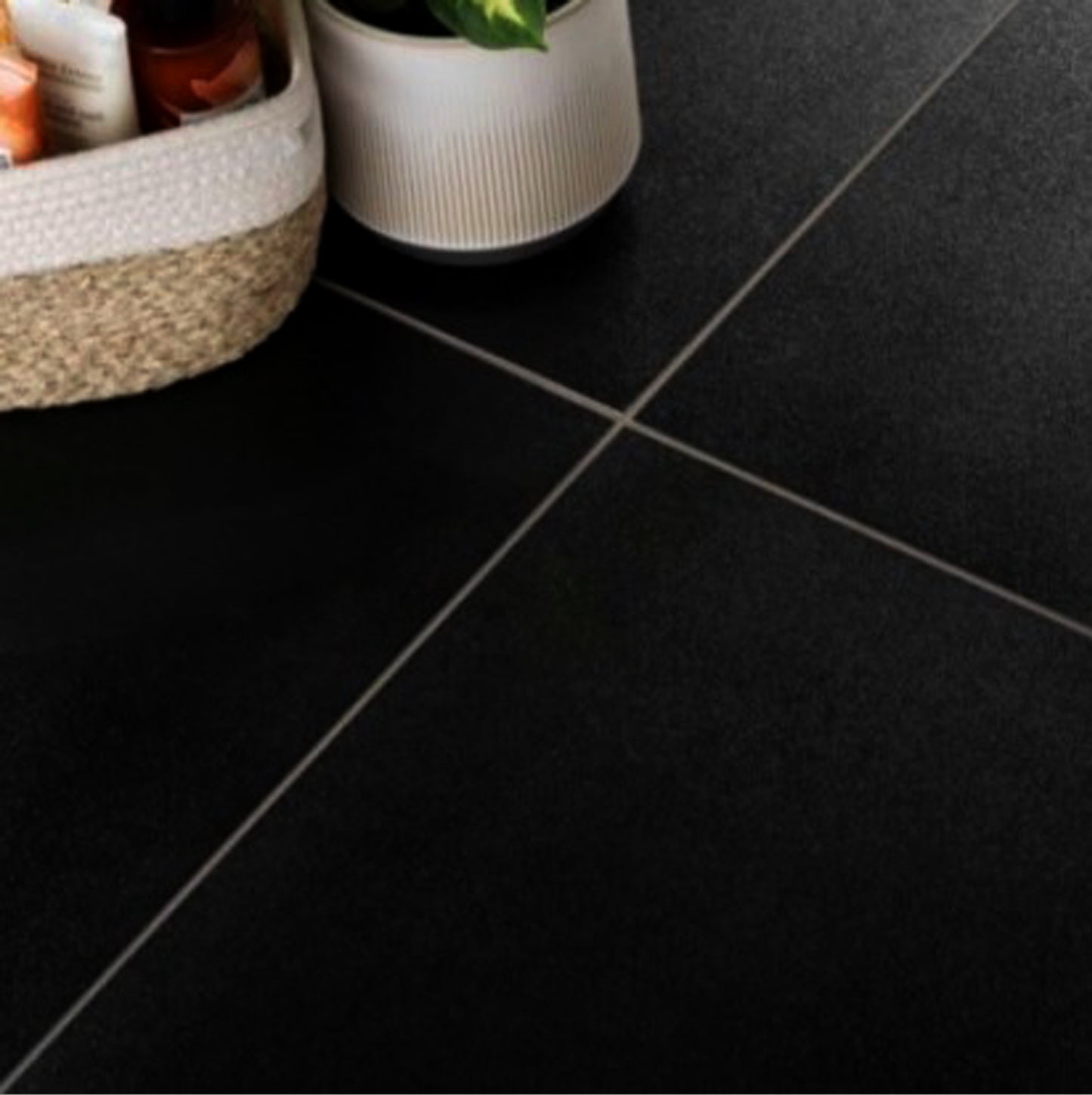 50% DISCOUNT - Black Solid 8" x 8" - 38 pcs