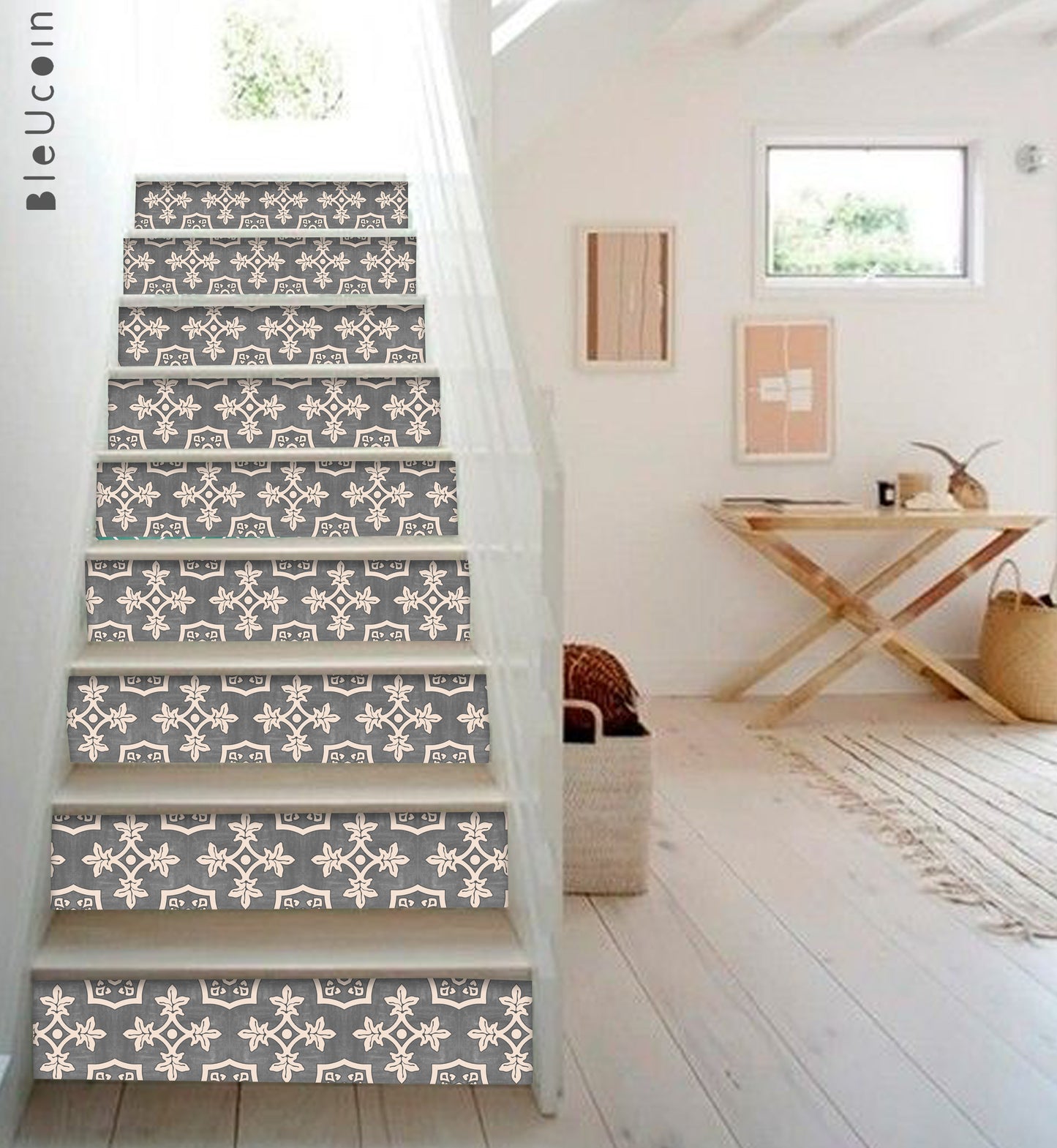 Pozallo Slate Peel & Stick Anti-Slip Flooring