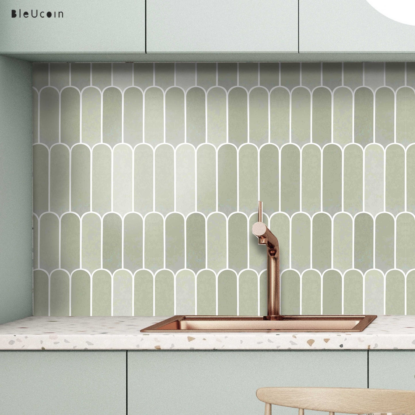 Scala Verde Subway Peel & Stick Tile