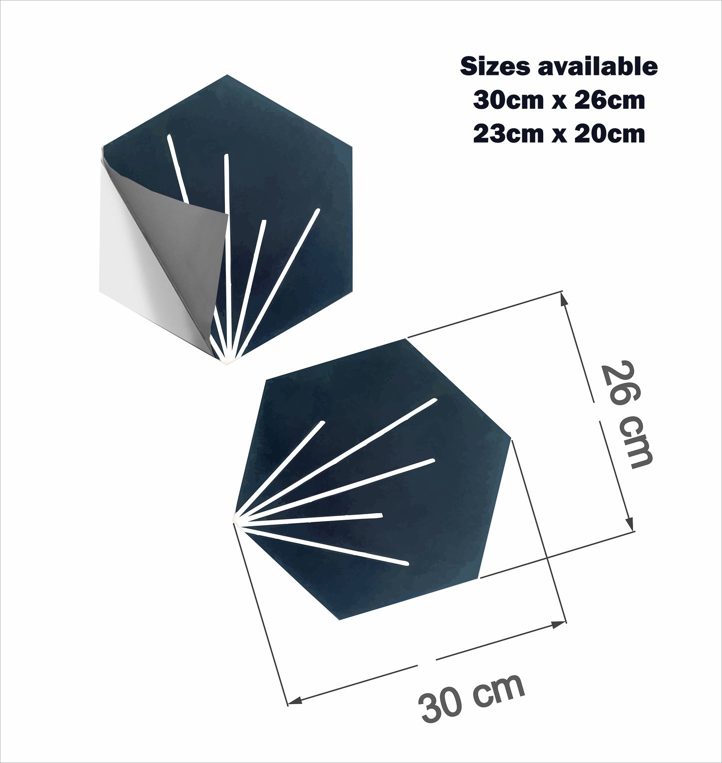 Hexagon Tokyo Peel & Stick Tile Decal