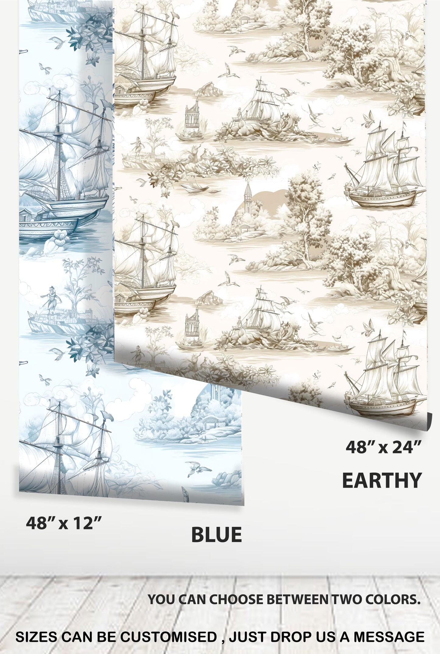 French Toiles Wallpaper