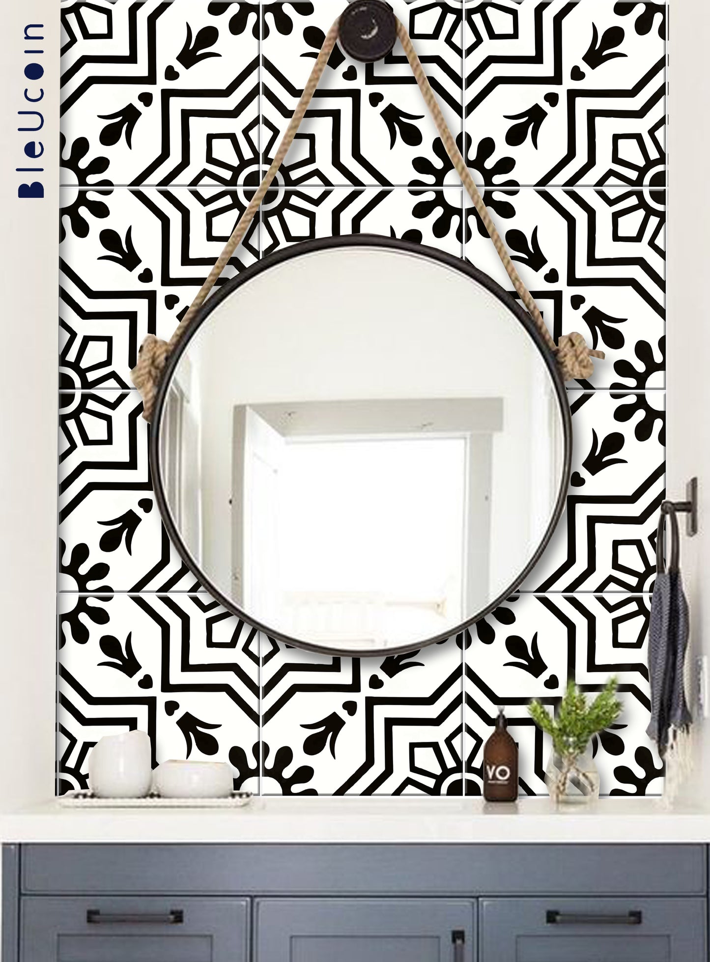 Antalya Black Peel & Stick Tile