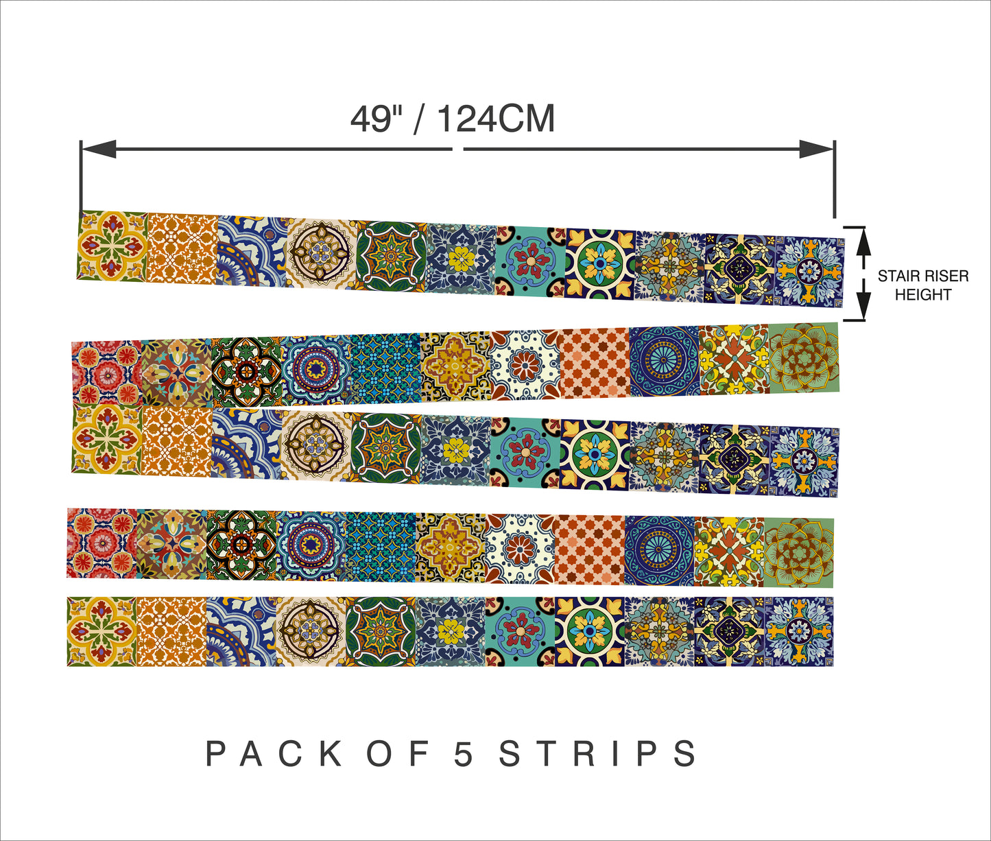 Mexican No.21 Stair Strips