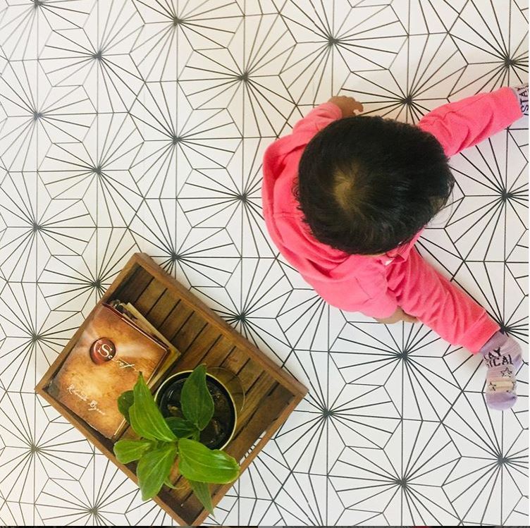 Kobe White Hexagon Peel & Stick Tile
