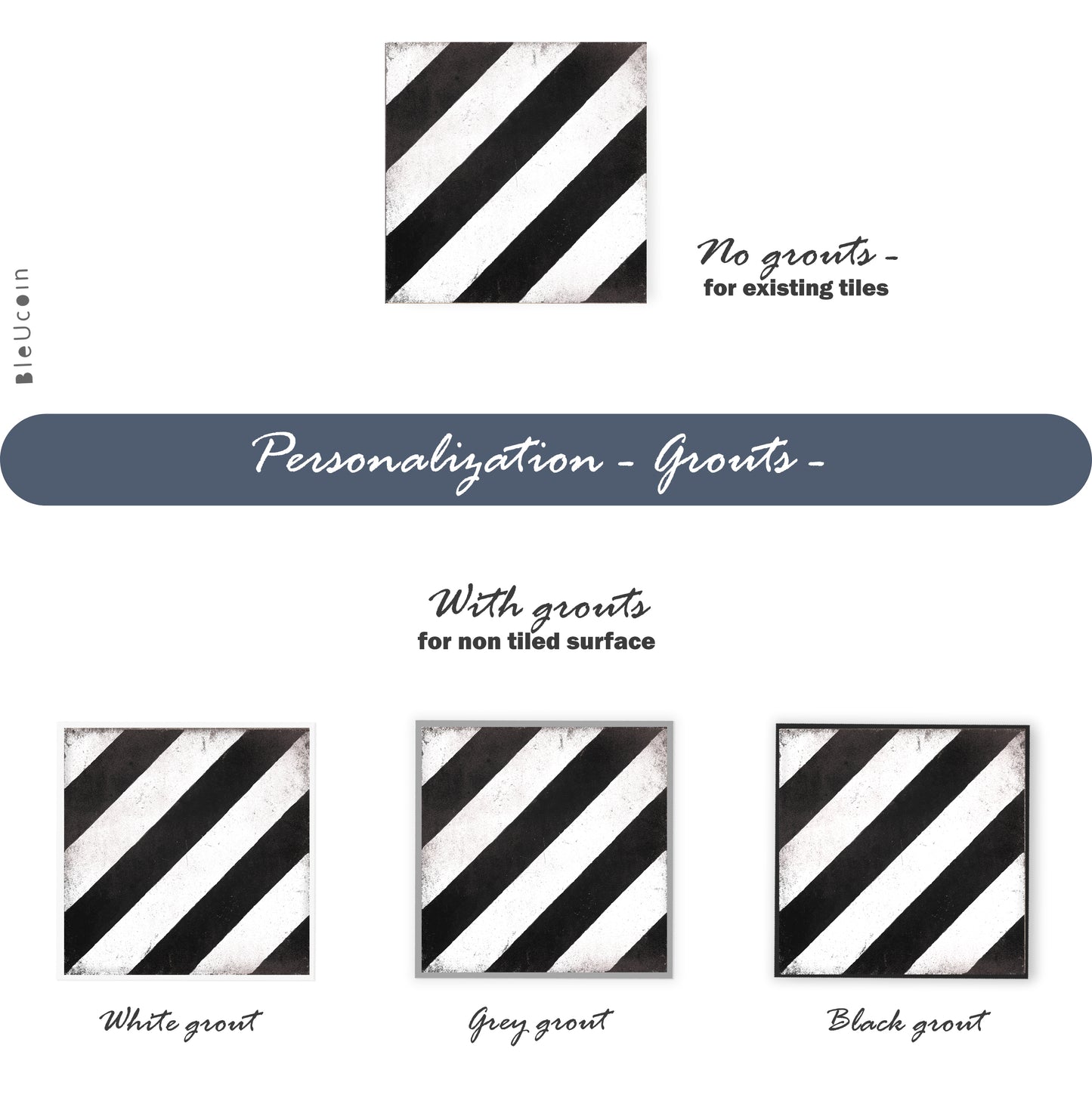 Vatican Vintage Black Premium Peel and Stick Floor Tile Stickers | Removable, Renter friendly with Anti-Slip finish in sturdy 520 microns