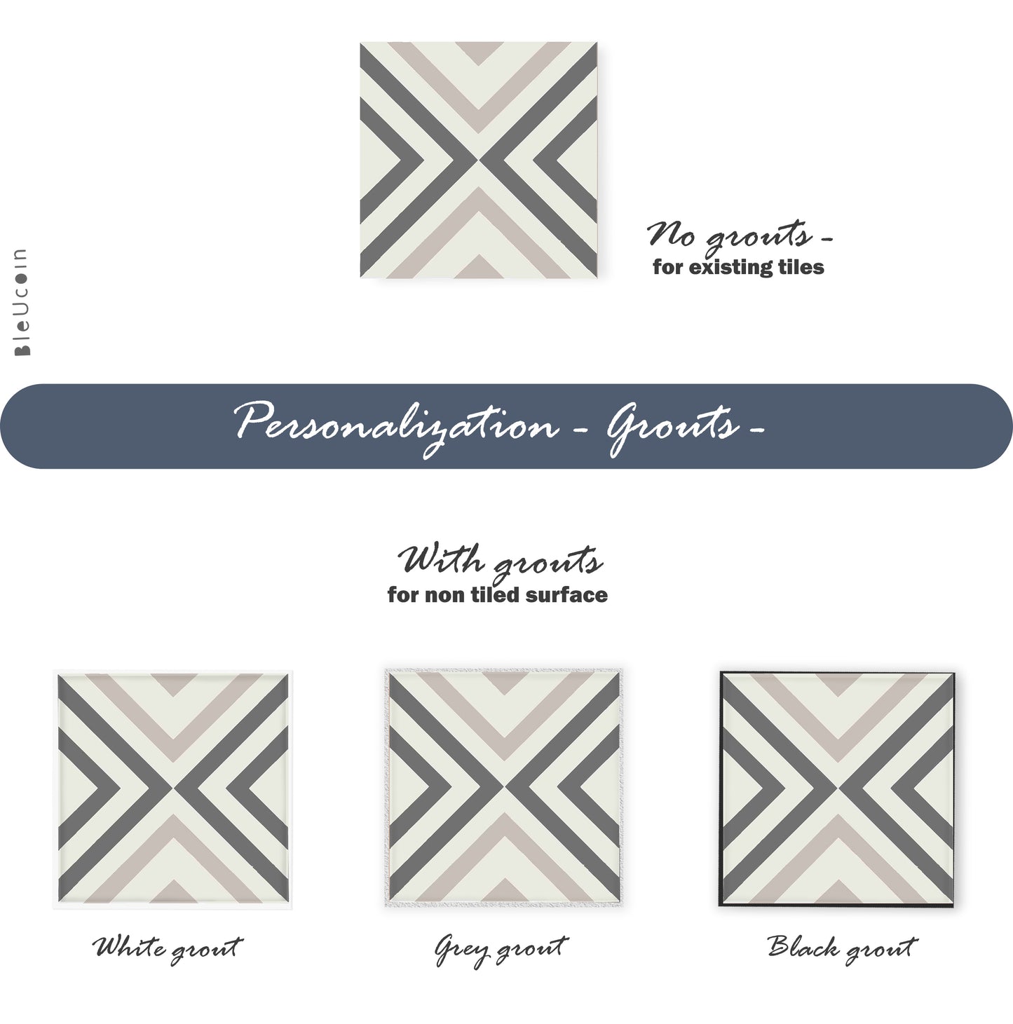 Helsingborg Premium Peel and Stick Floor Tile Stickers | Removable, Renter friendly with Anti-Slip finish in sturdy 520 microns