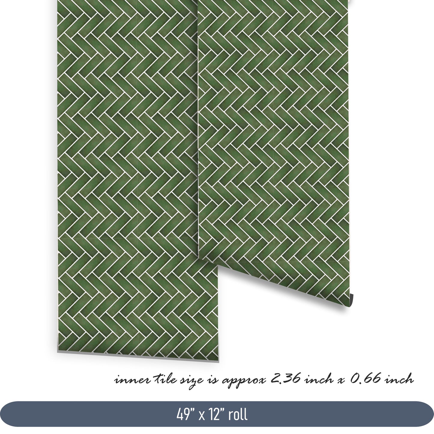 Herringbone Everleaf Peel & Stick Tile