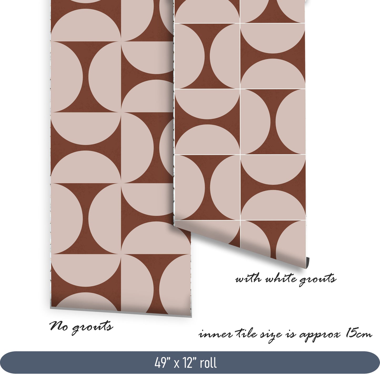 Parma English Premium Peel and Stick Floor Tile Stickers | Removable, Renter friendly with Anti-Slip finish in sturdy 520 microns