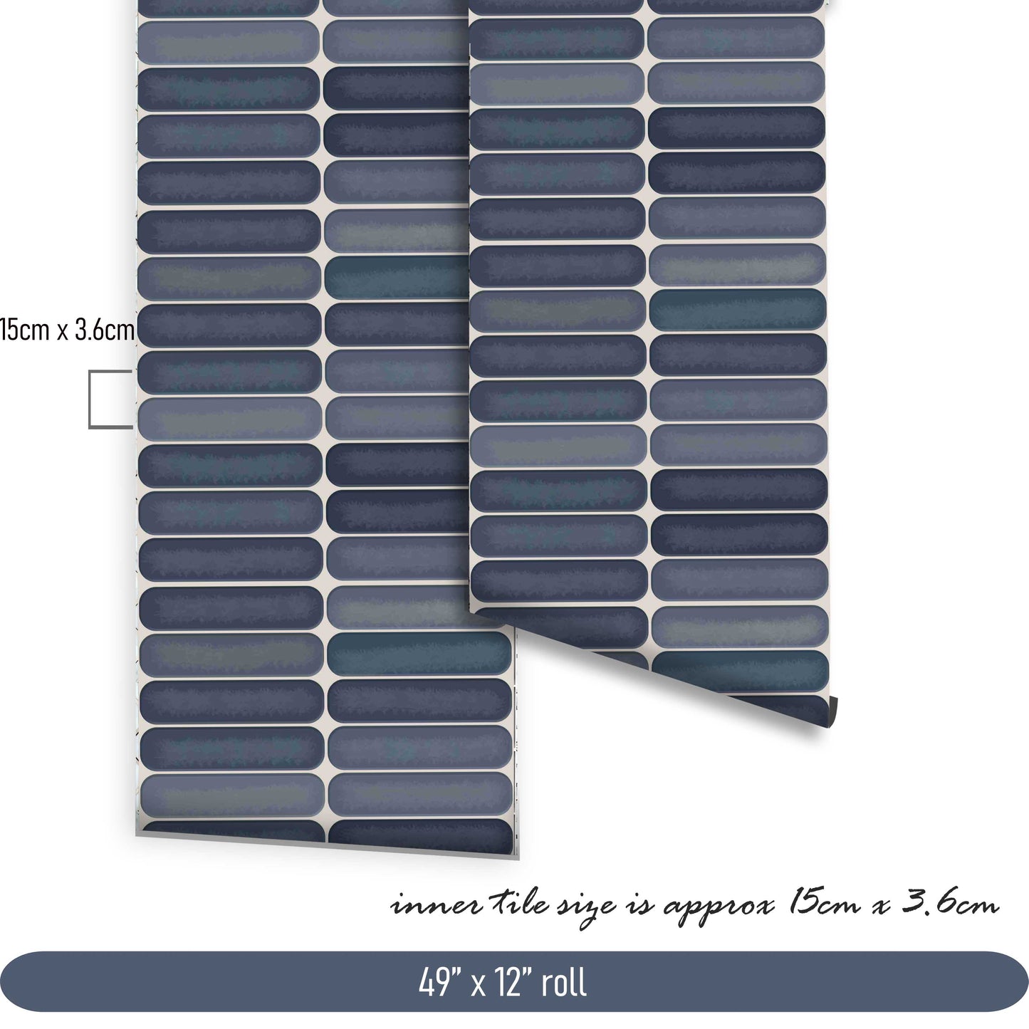 Canterbury Bluebell Peel & Stick Tile