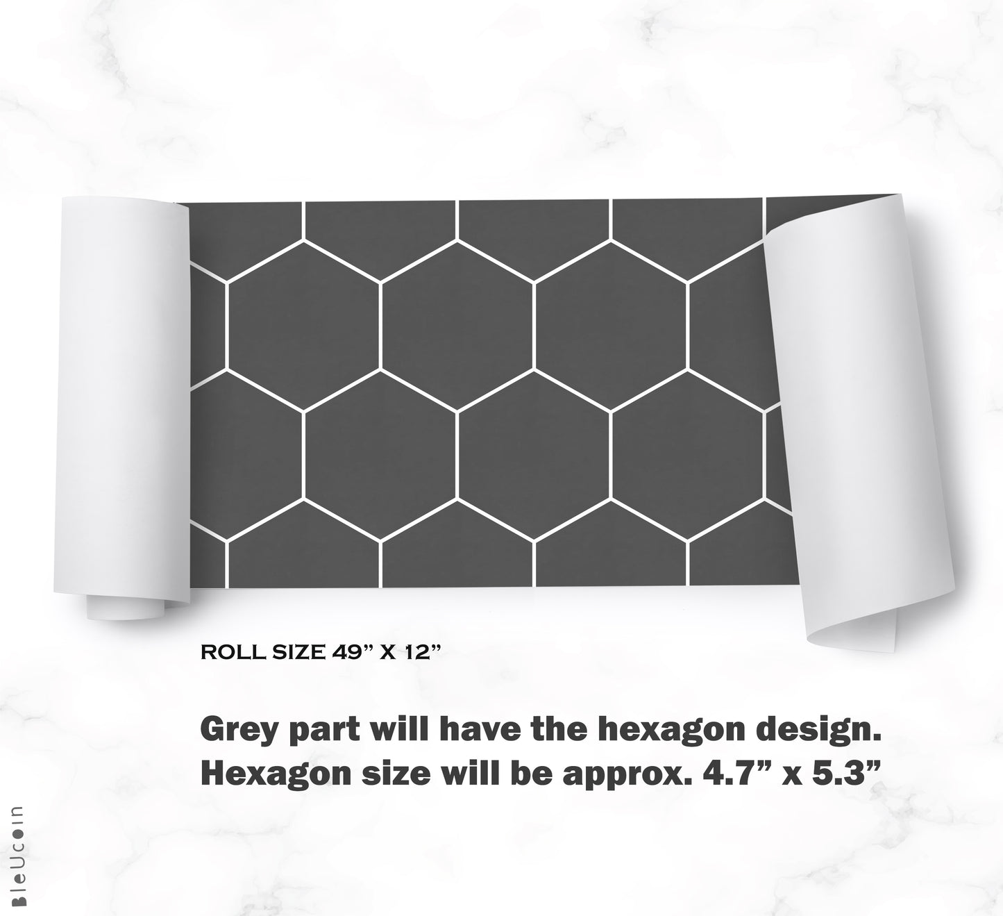 Ginger Hexagon Peel & Stick Tile Decal