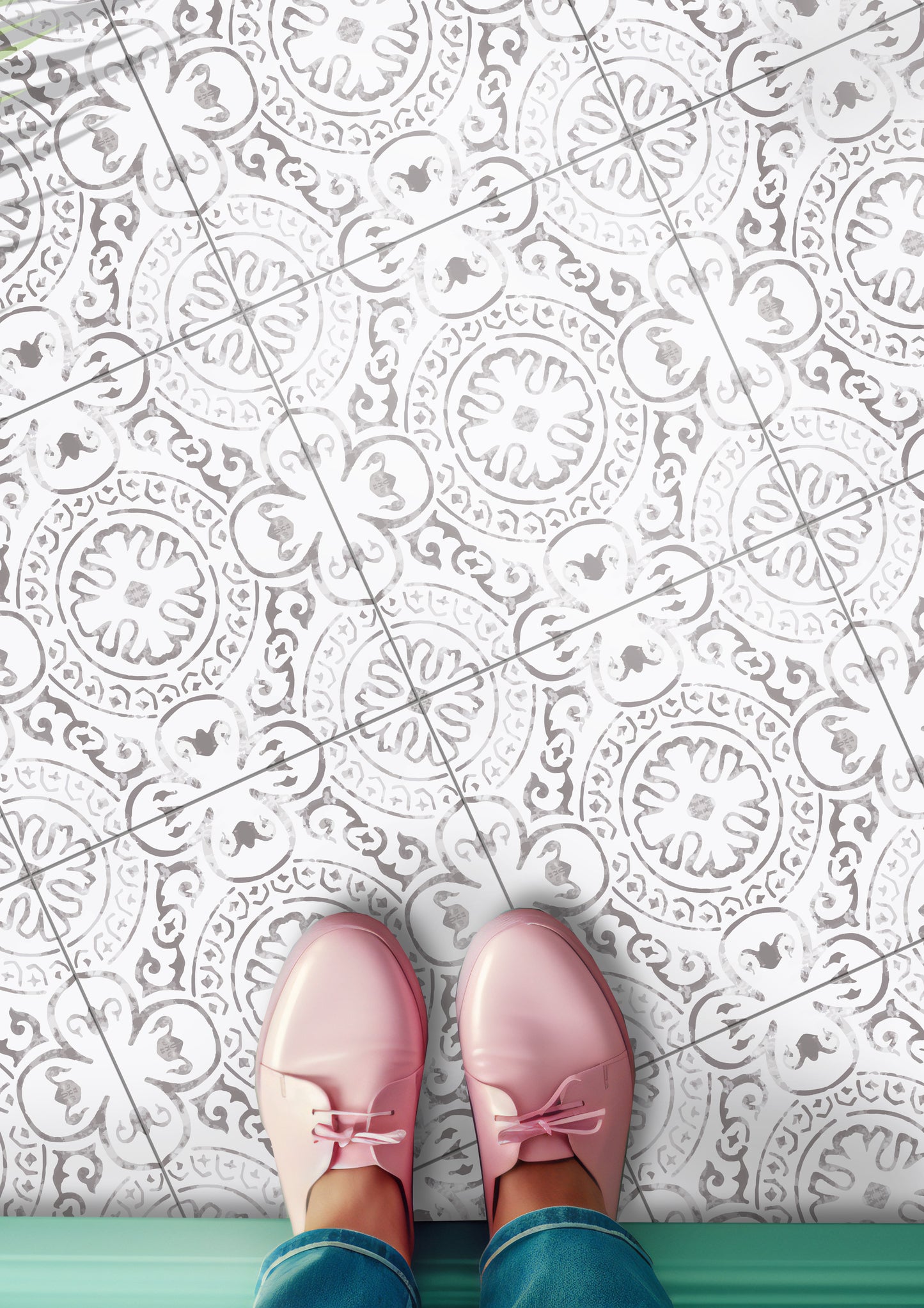 Amalfi Light Peel & Stick Anti-Slip Flooring