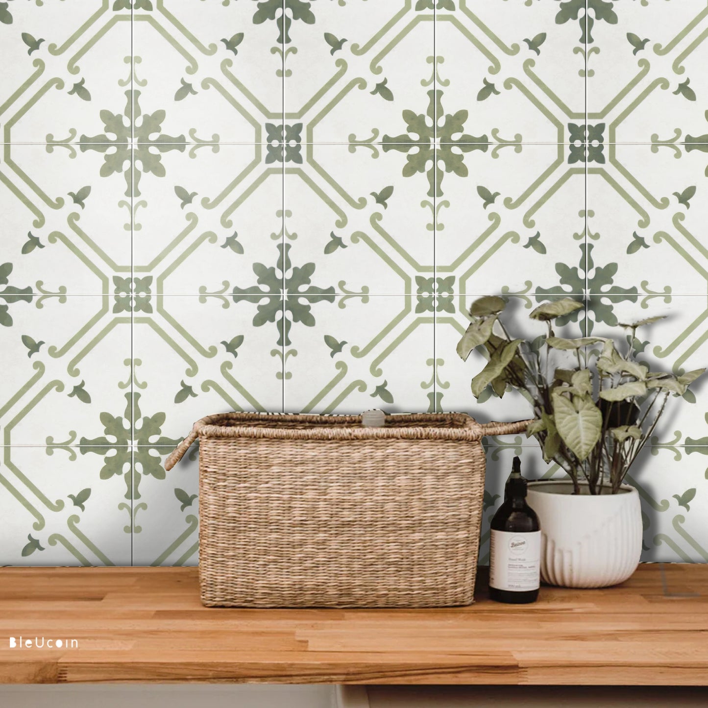 Prescott Olive Peel & Stick Tile