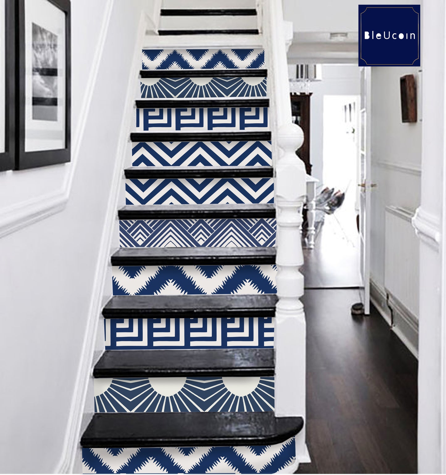 Pushkar Blue Stair Strips
