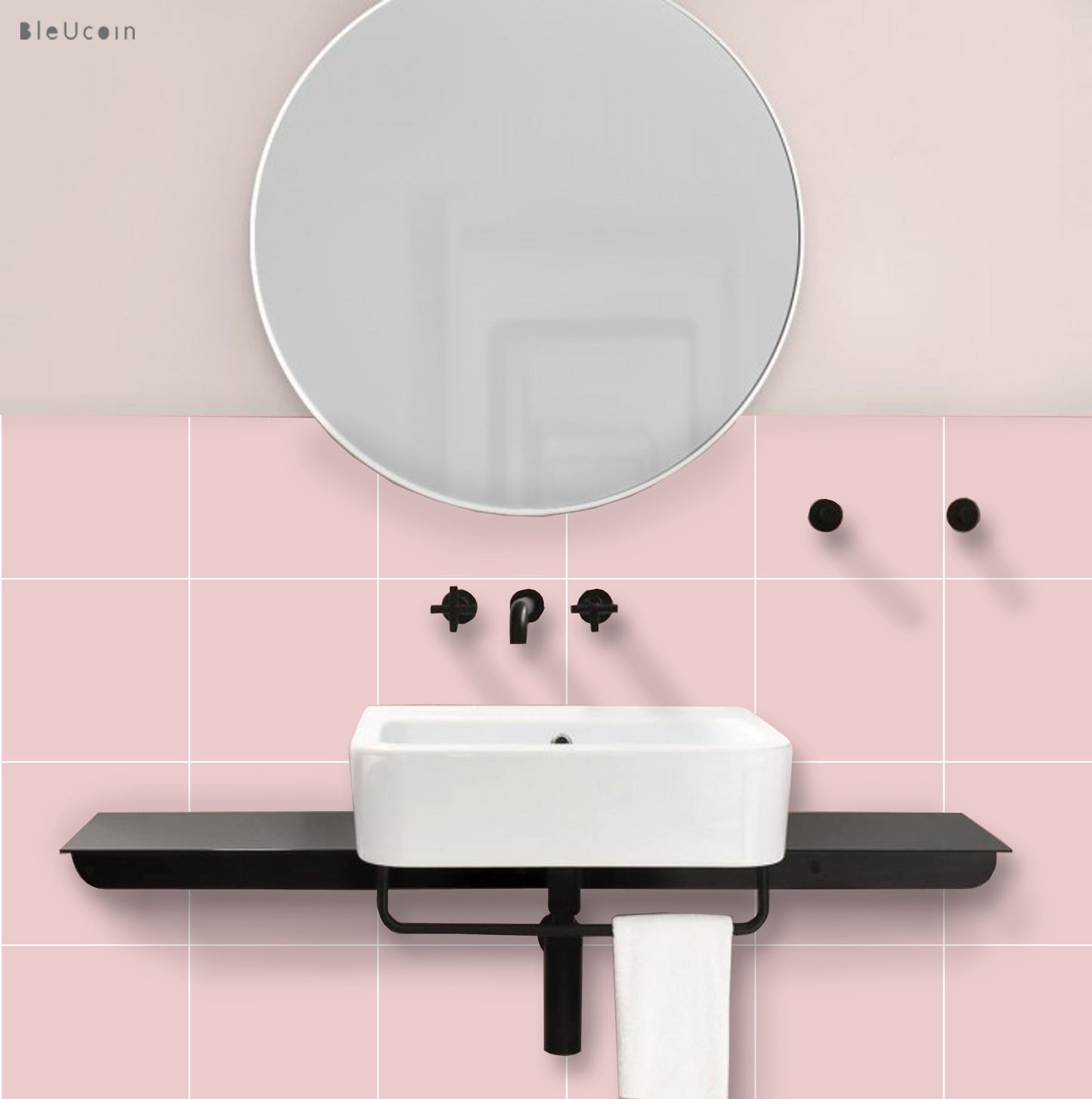 French Rose Peel & Stick Tile Decal
