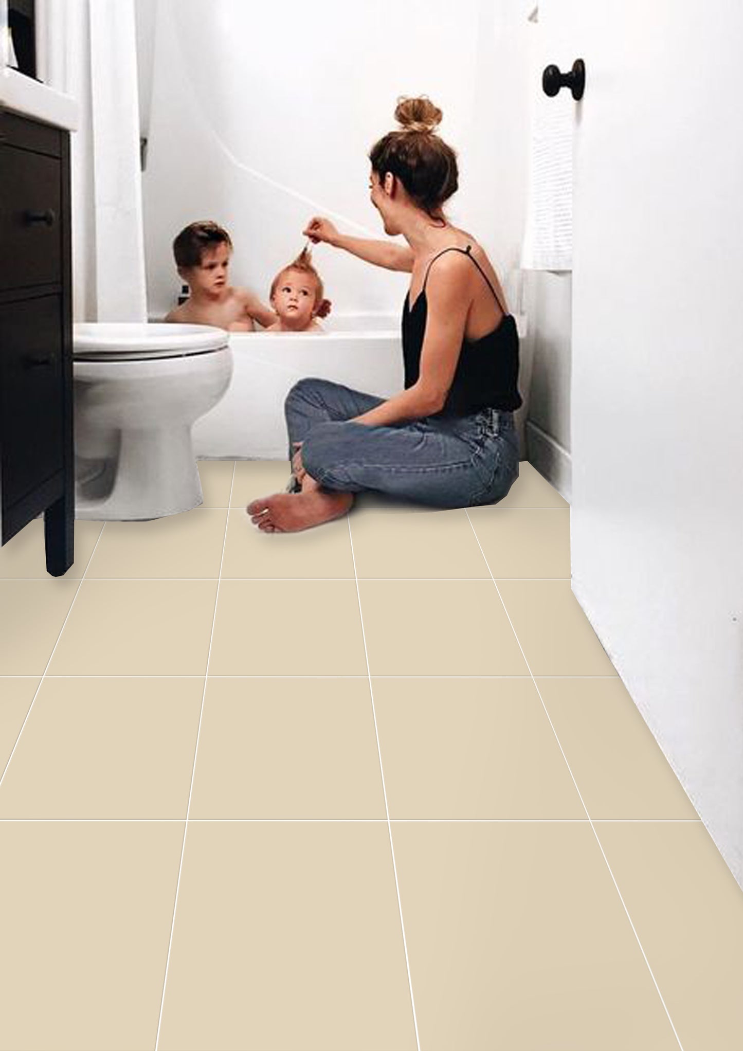 Sand Peel & Stick Tile Decal