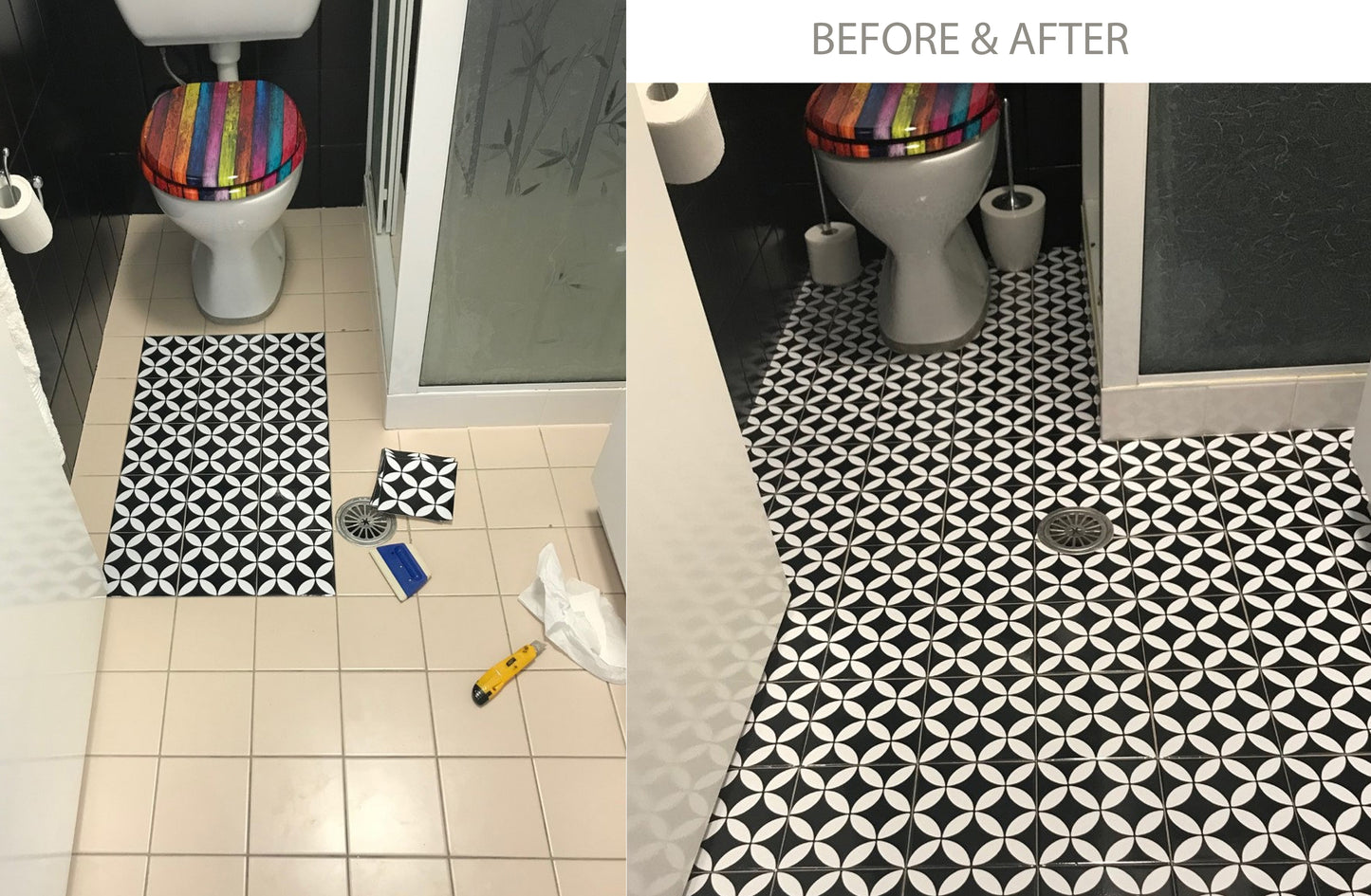 Barcelona Peel & Stick Anti-Slip Flooring
