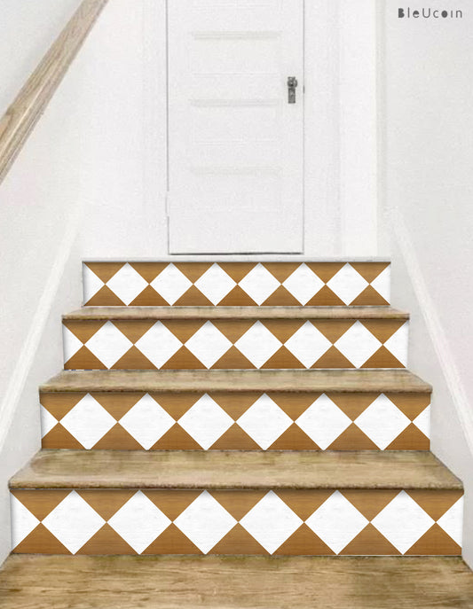 Diamond Tan Wood Stair Strips