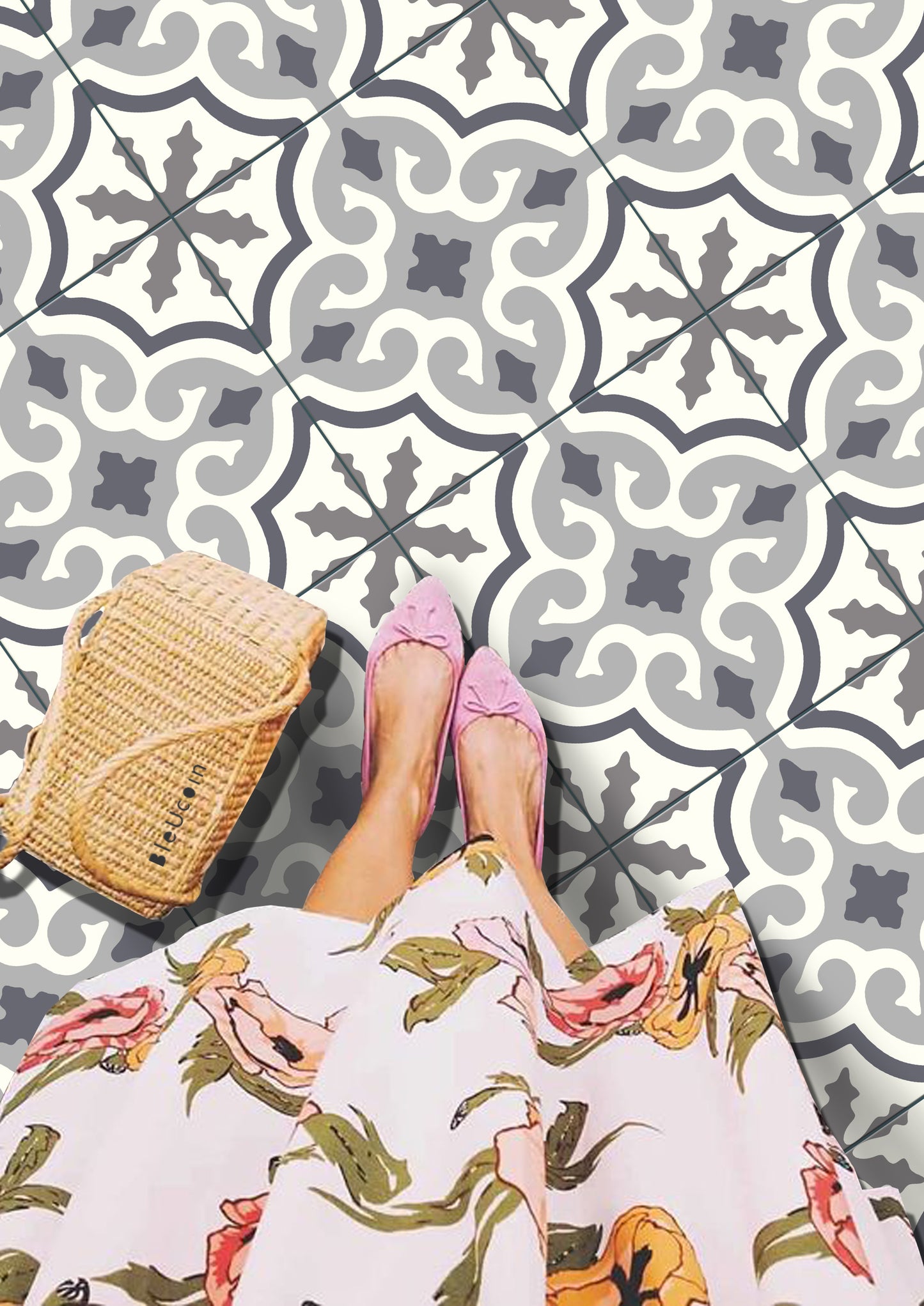 Valencia Peel & Stick Anti-Slip Flooring