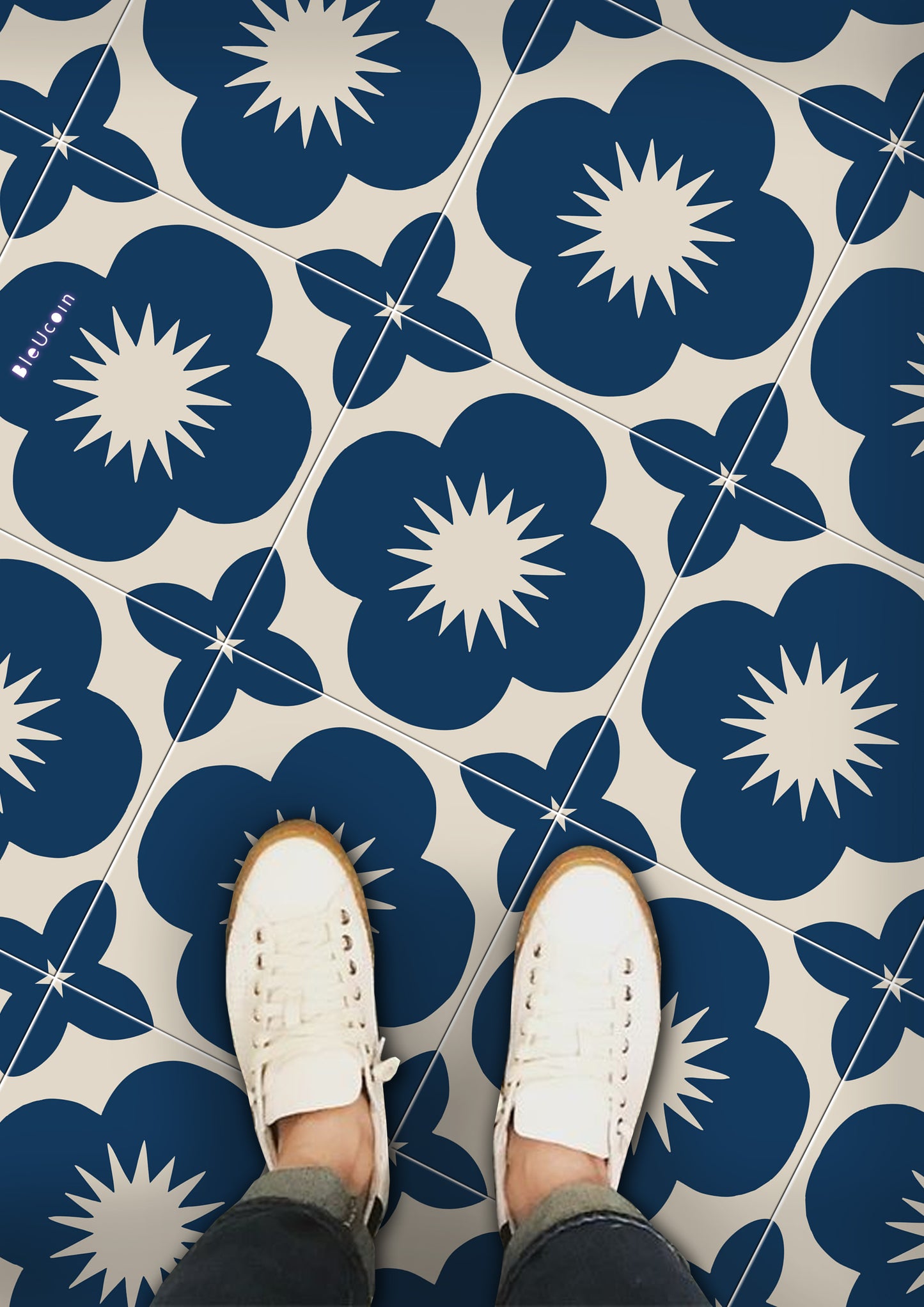 Sakura Blue Peel & Stick Tile