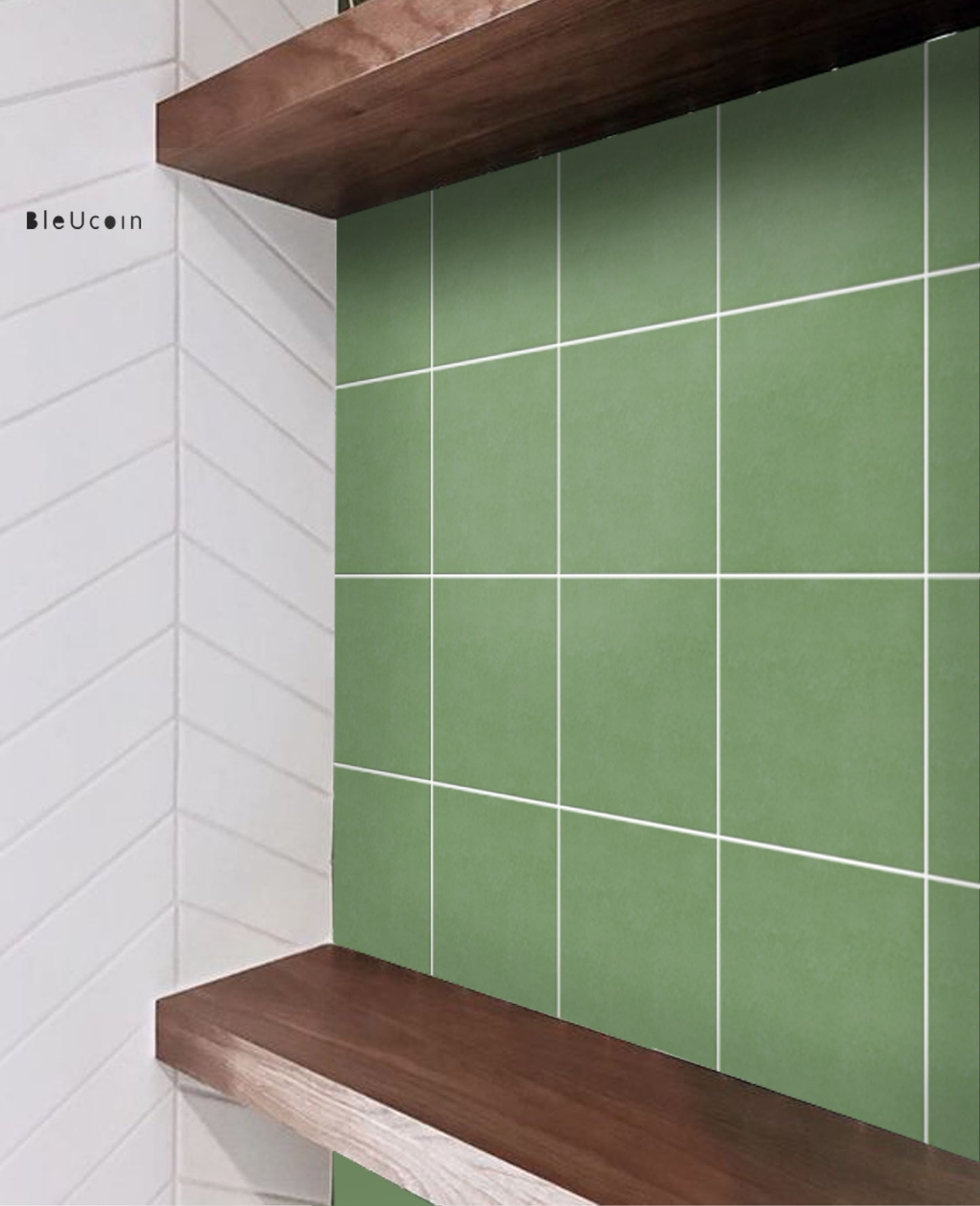 Sage Peel & Stick Tile Decal