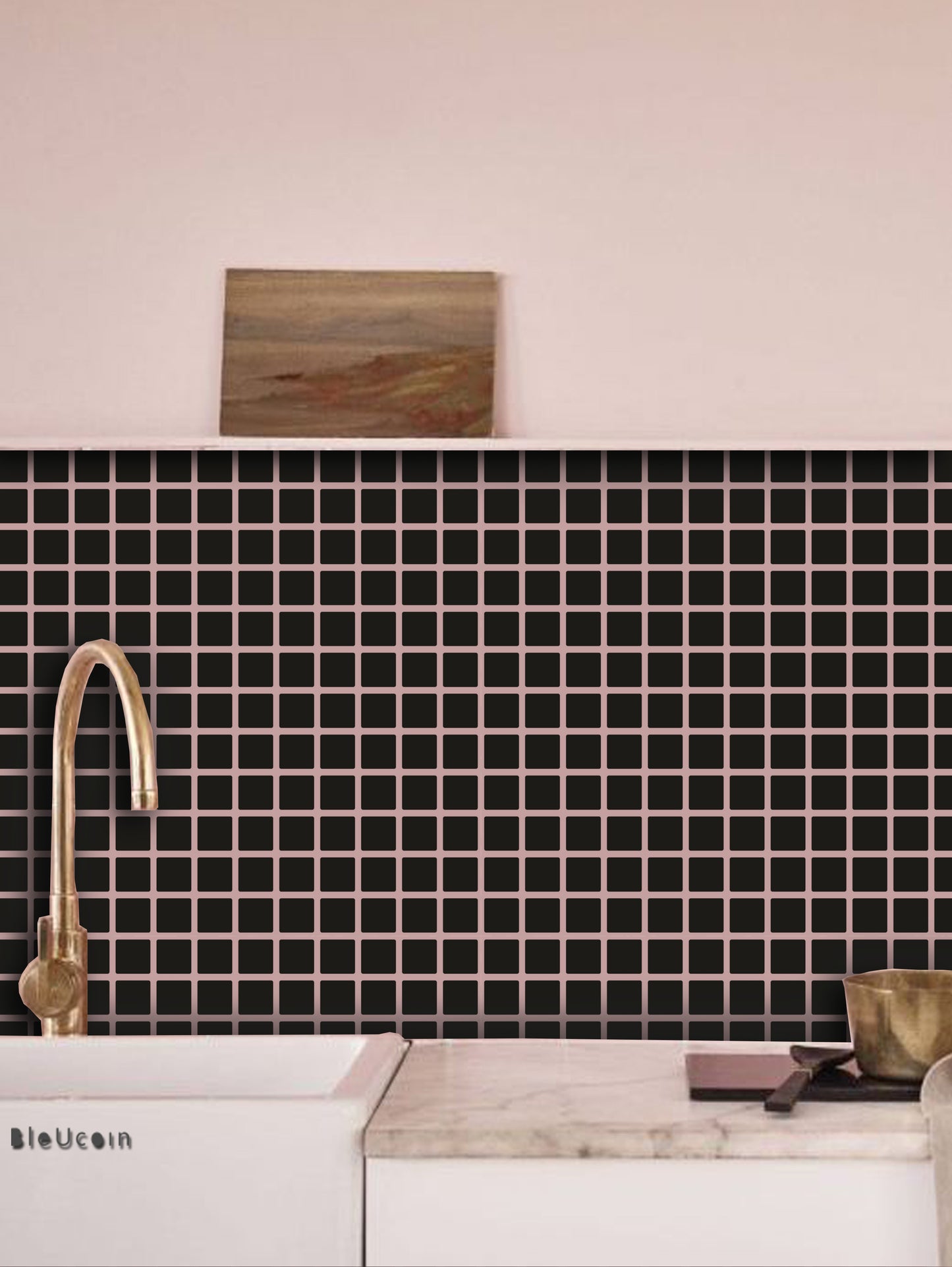 Dax Black Peel & Stick Tile