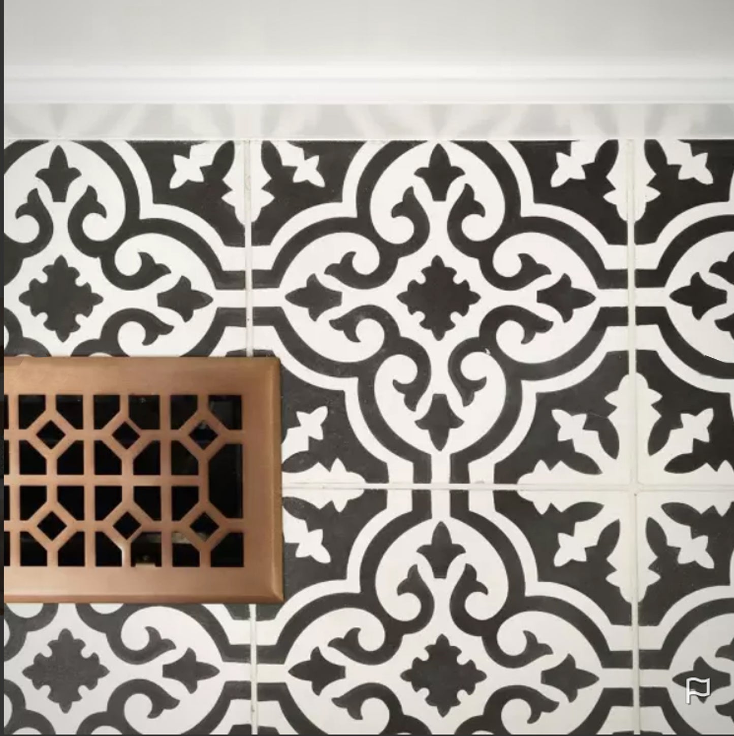 Meridian Charcoal Peel & Stick Tile