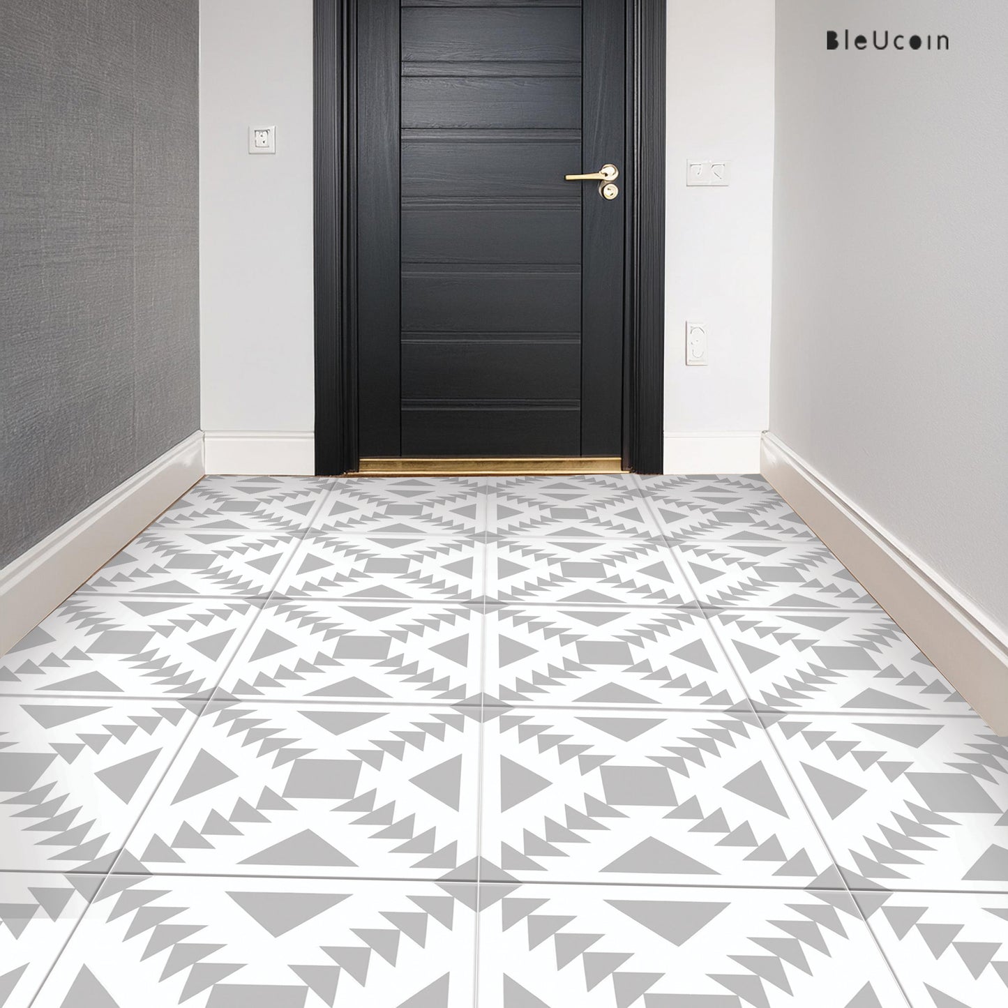 Stockholm Light Premium Peel and Stick Floor Tile Stickers | Removable, Renter friendly with Anti-Slip finish in sturdy 520 microns