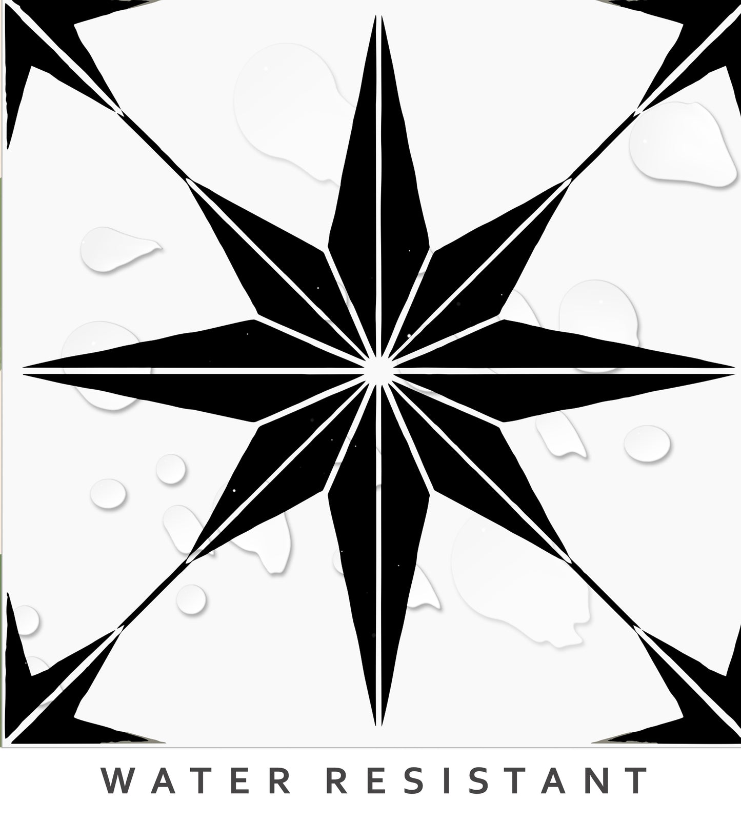 Positano Black Peel & Stick Tile