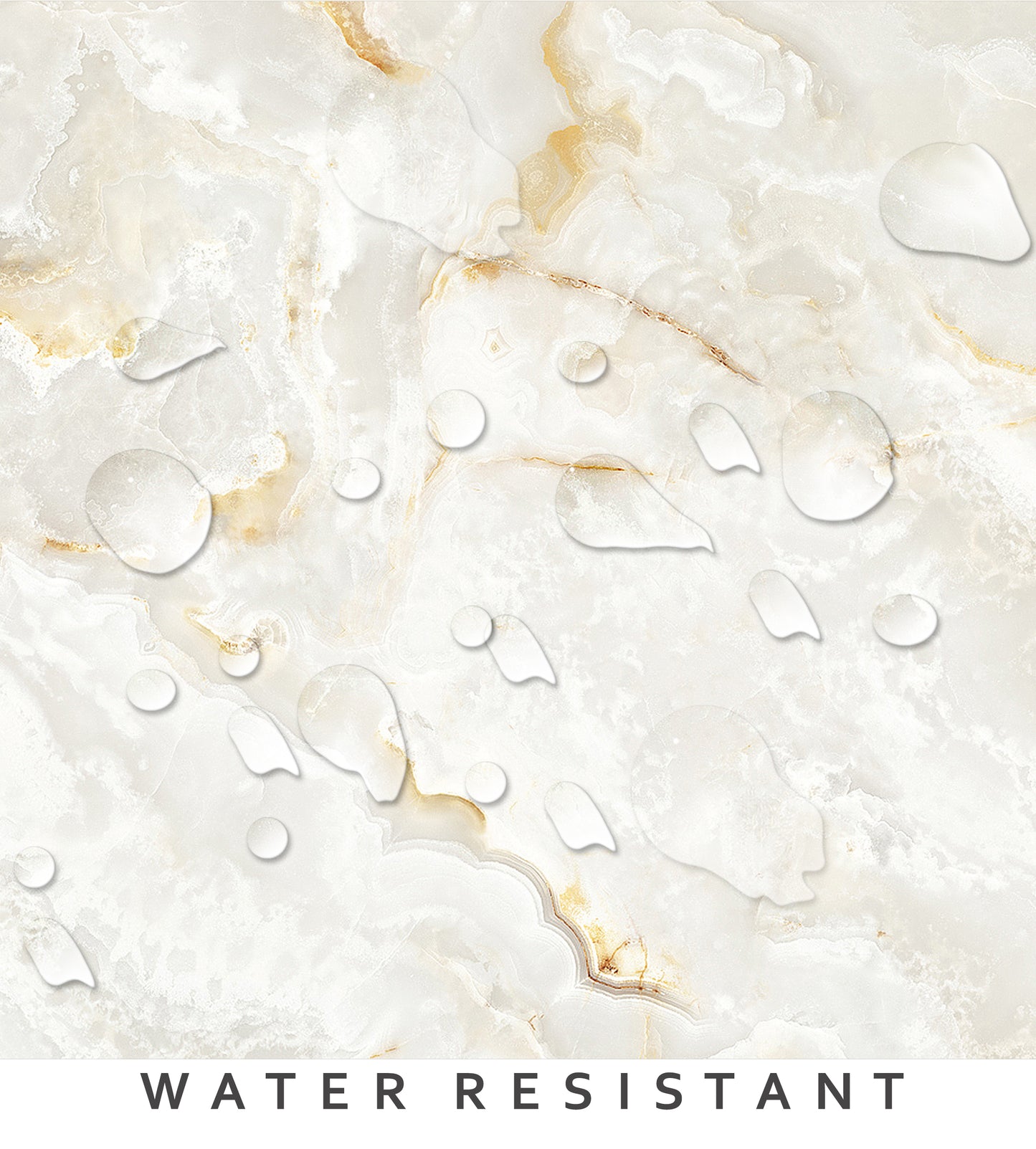 Marble Beige Premium Peel and Stick Floor Tile Stickers | Removable, Renter friendly with Anti-Slip finish in sturdy 520 microns