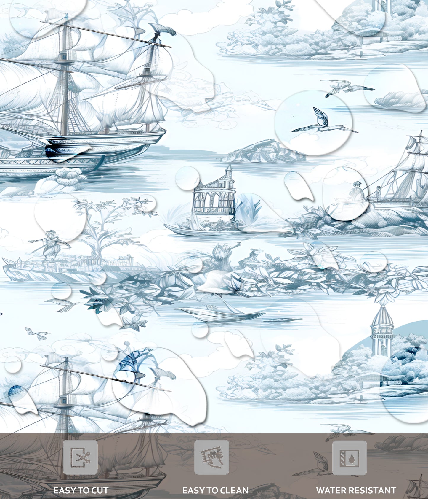 French Toiles Wallpaper