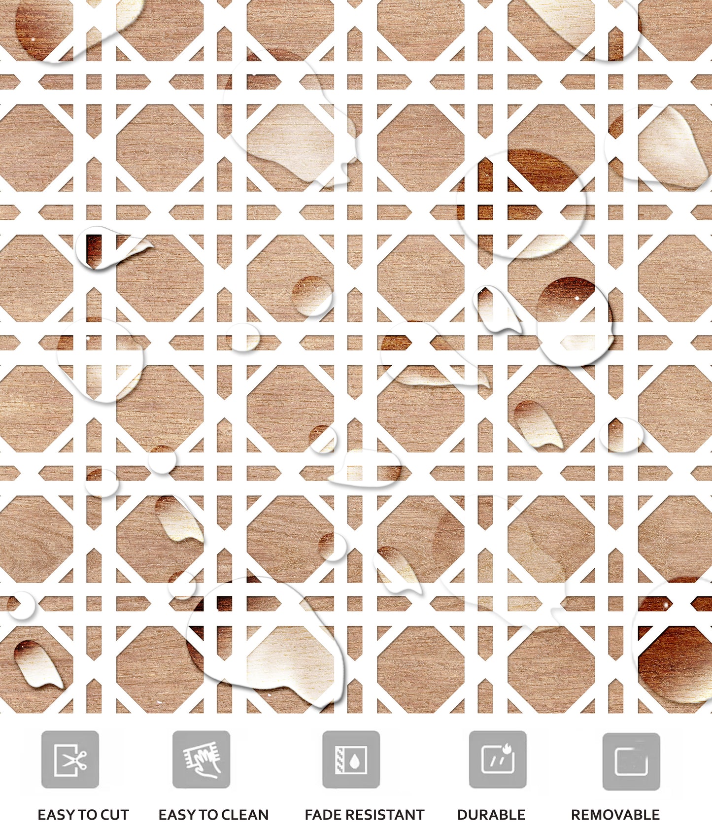 Rattan Peel & Stick Tile