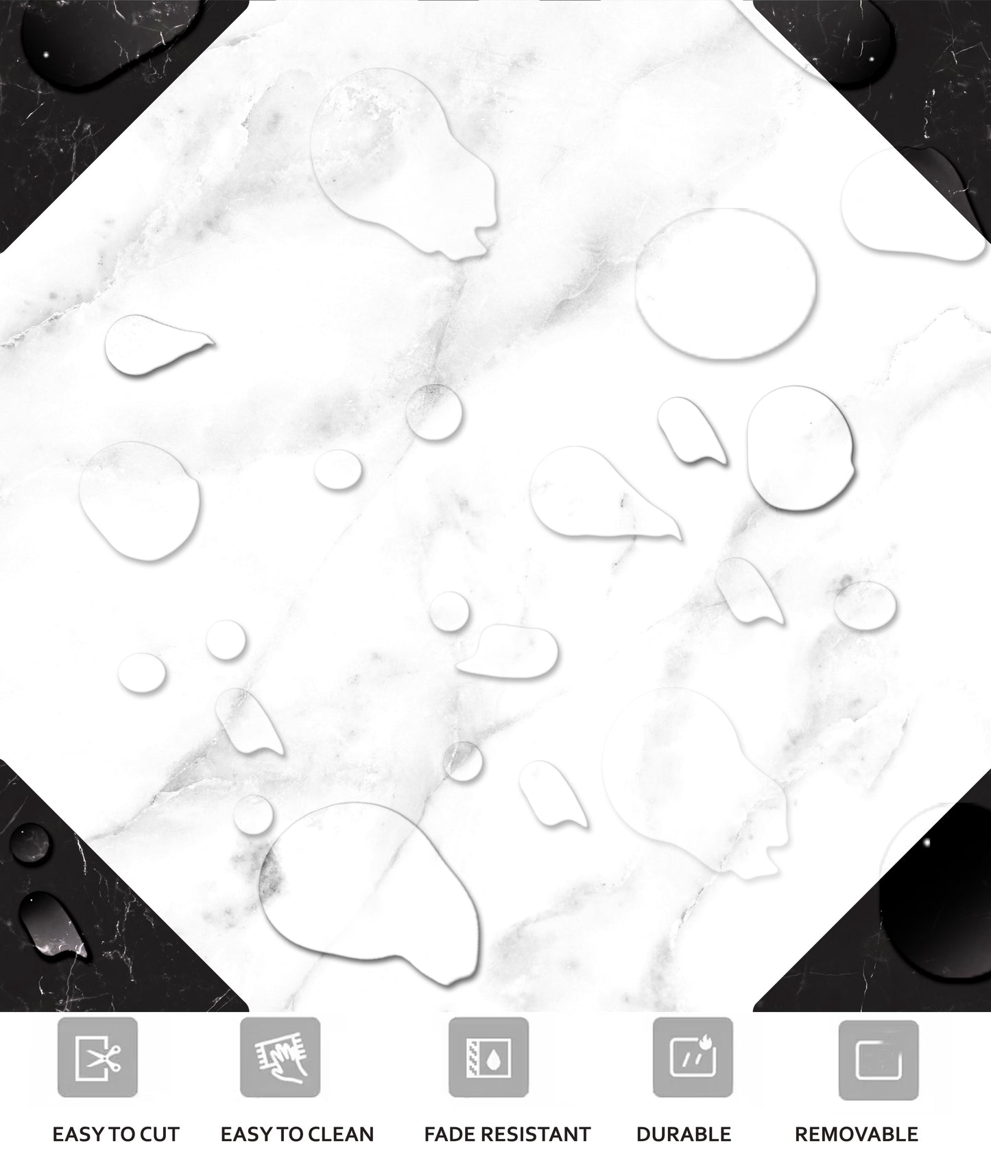 Rio Marble Peel and Stick Flooring
