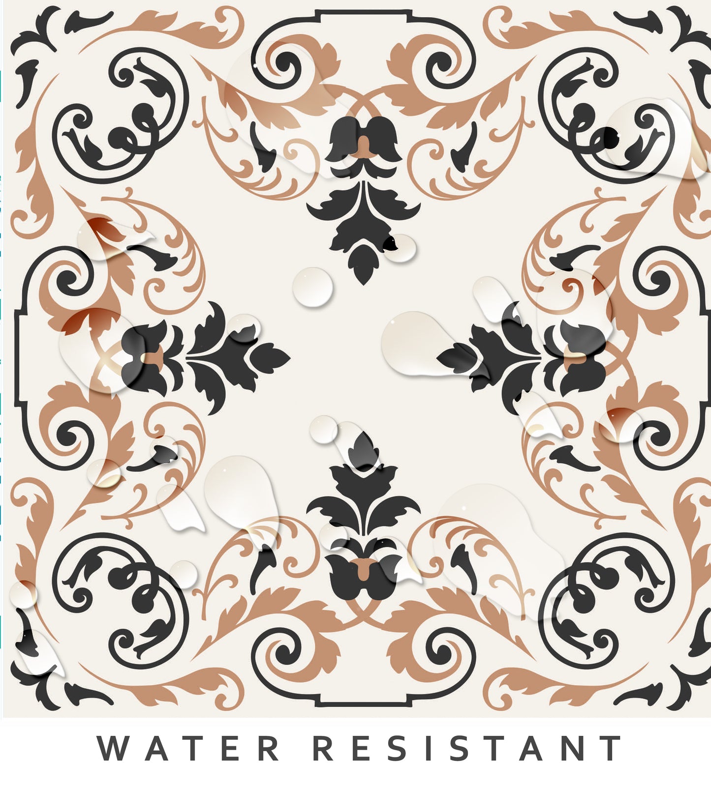 Bern Premium Peel and Stick Floor Tile Stickers | Removable, Renter friendly with Anti-Slip finish in sturdy 520 microns