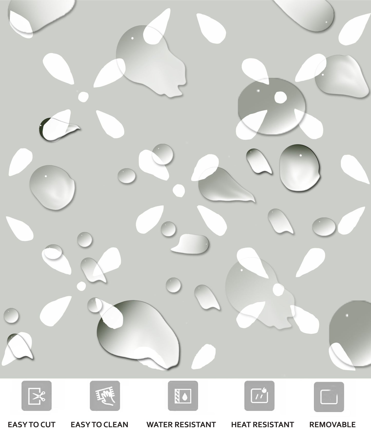 Yokahama Chalkpaint Premium Peel and Stick Floor Tile Stickers | Removable, Renter friendly with Anti-Slip finish in sturdy 520 microns