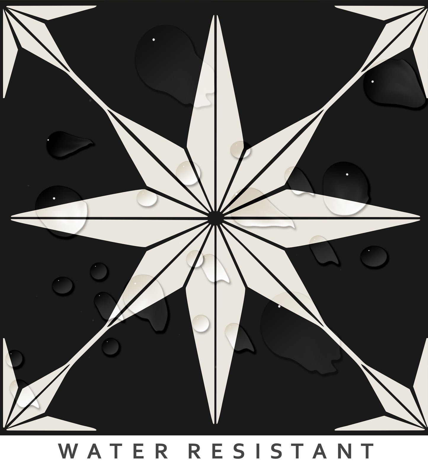 Positano Lignite Premium Peel and Stick Floor Tile Stickers | Removable, Renter friendly with Anti-Slip finish in sturdy 520 microns