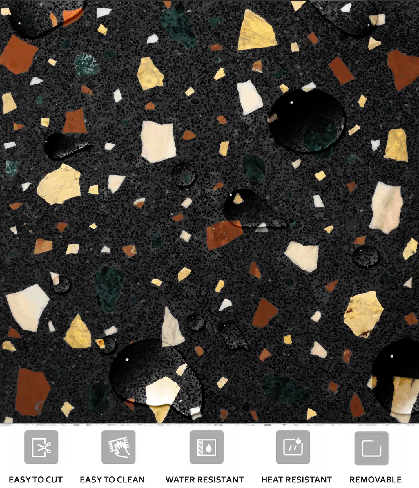 Taipei Terrazzo Peel & Stick Tile