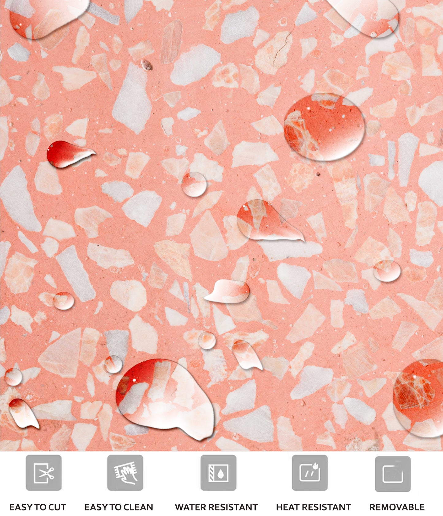 Baton Rouge Terrazzo Peel & Stick Tile