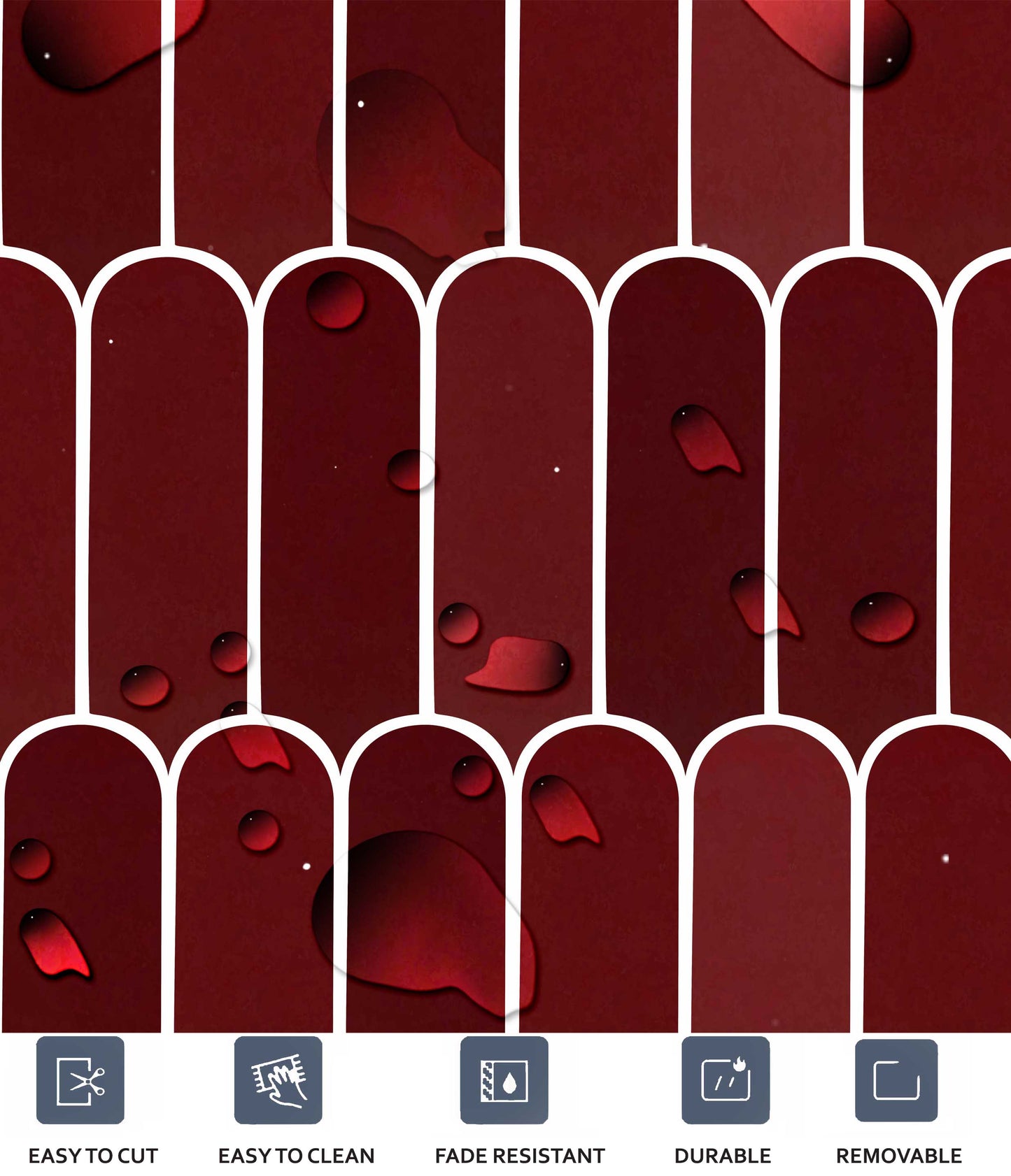 Scala Rossa Subway Peel & Stick Tile