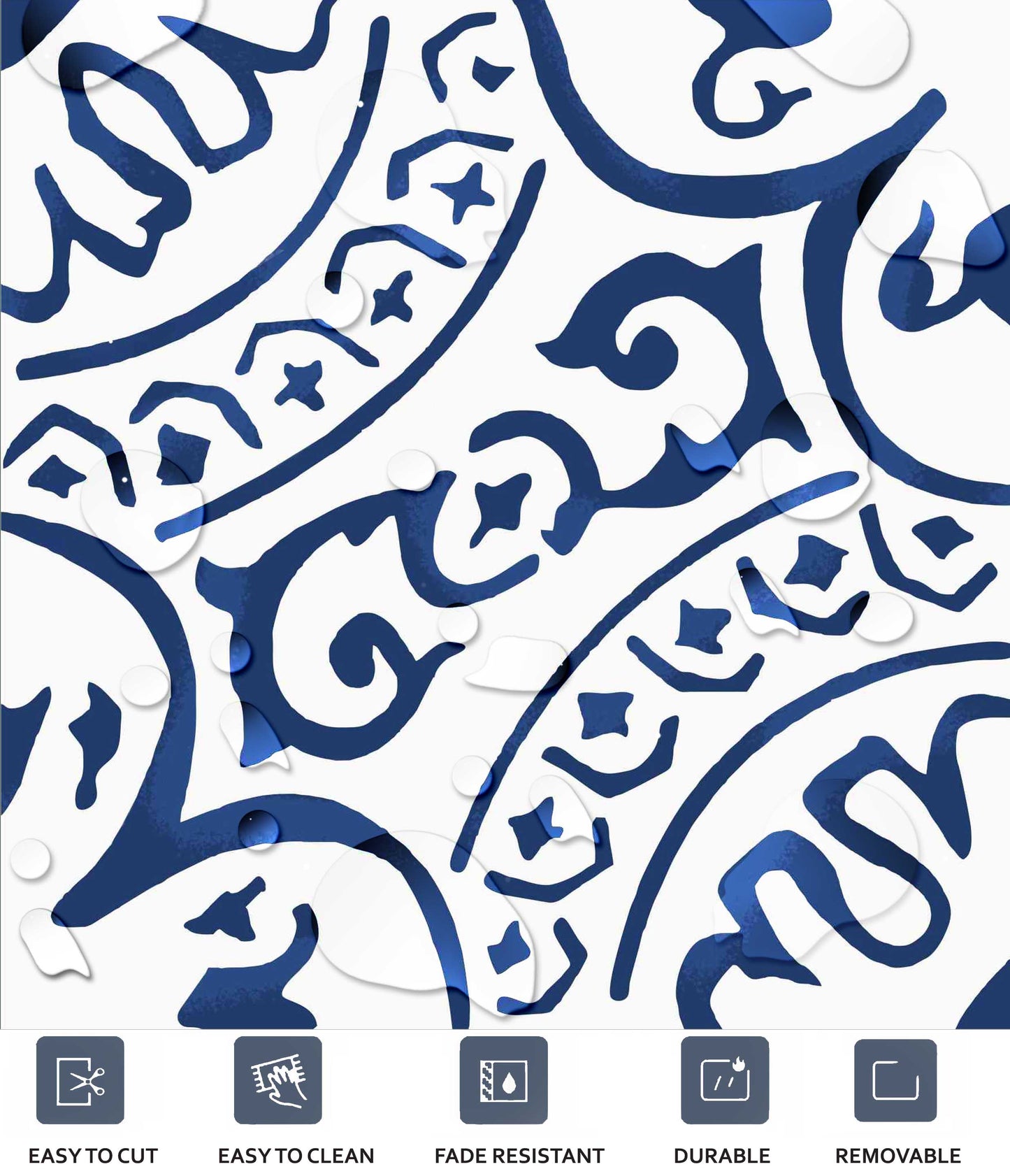 Amalfi Ink Peel & Stick Tile