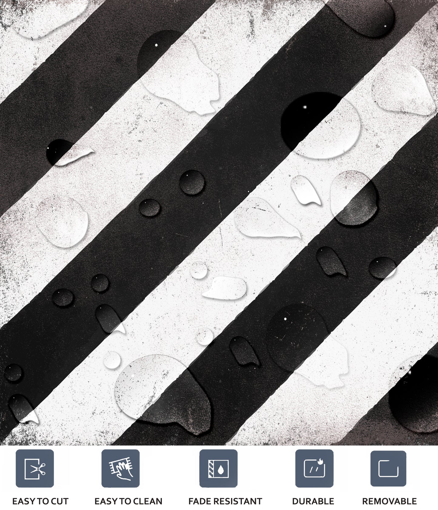 Vatican Vintage Black Peel & Stick Tile