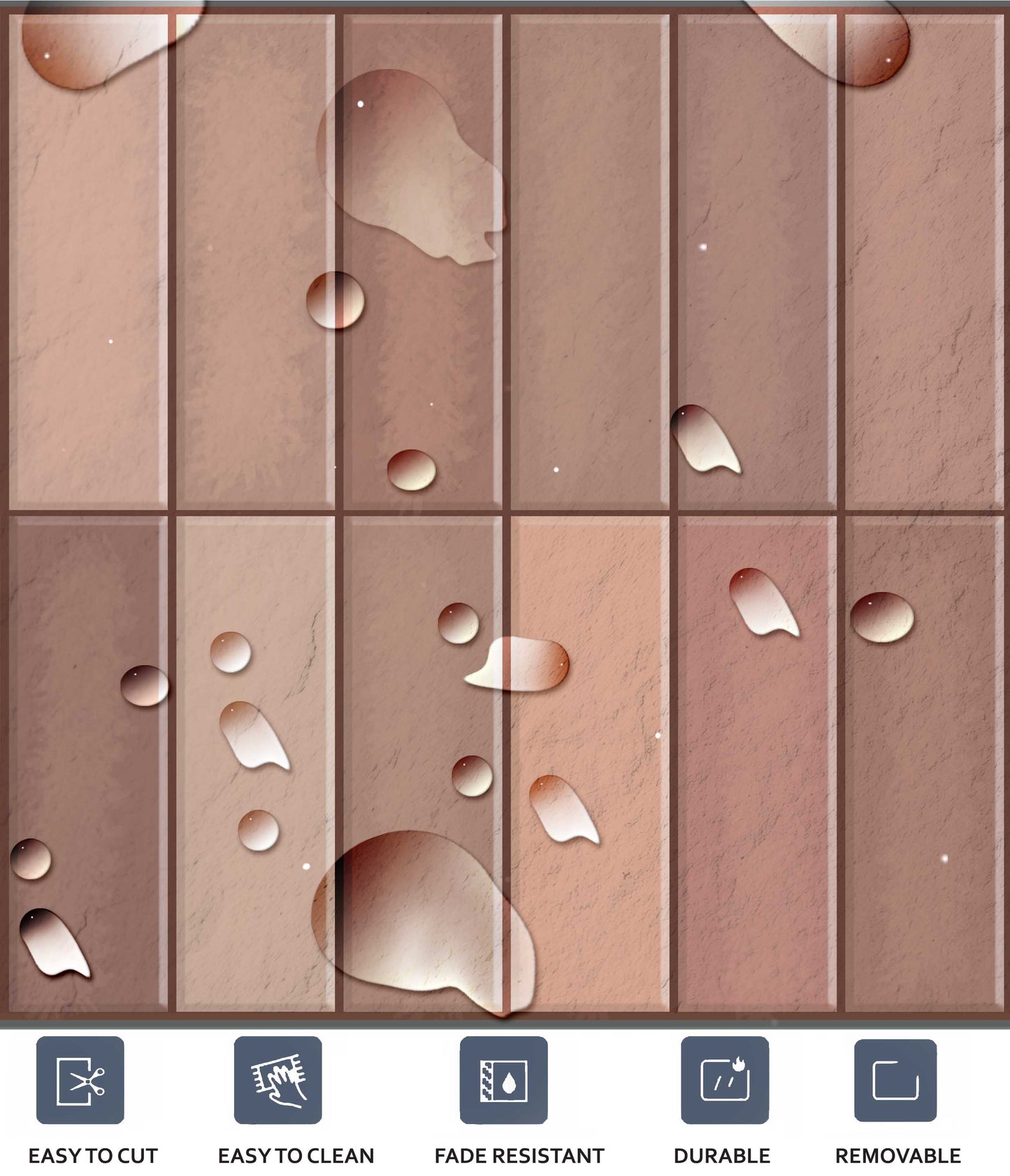 Edinburgh Baked Peel & Stick Tile