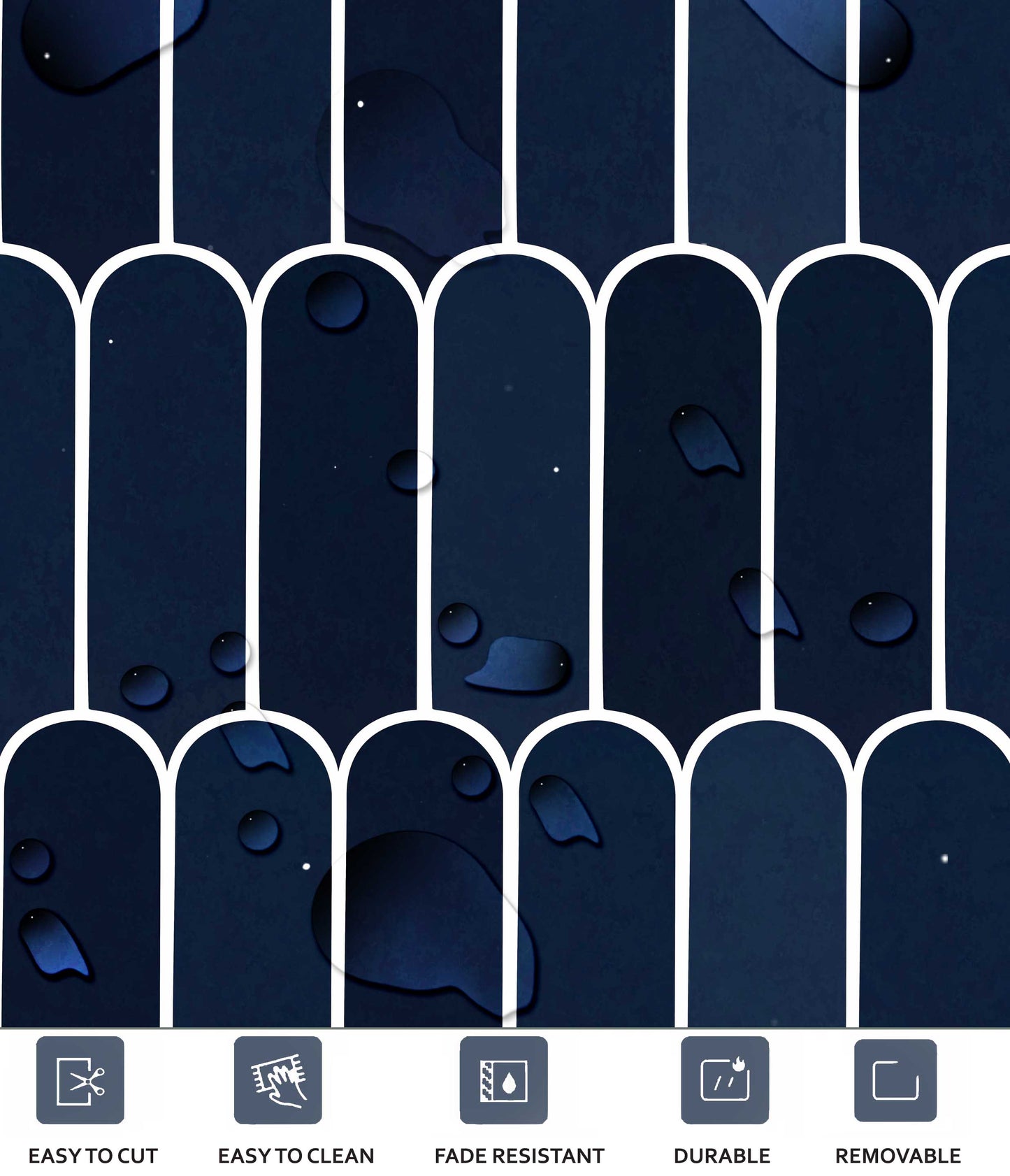 Scala Bleu Subway Peel & Stick Tile