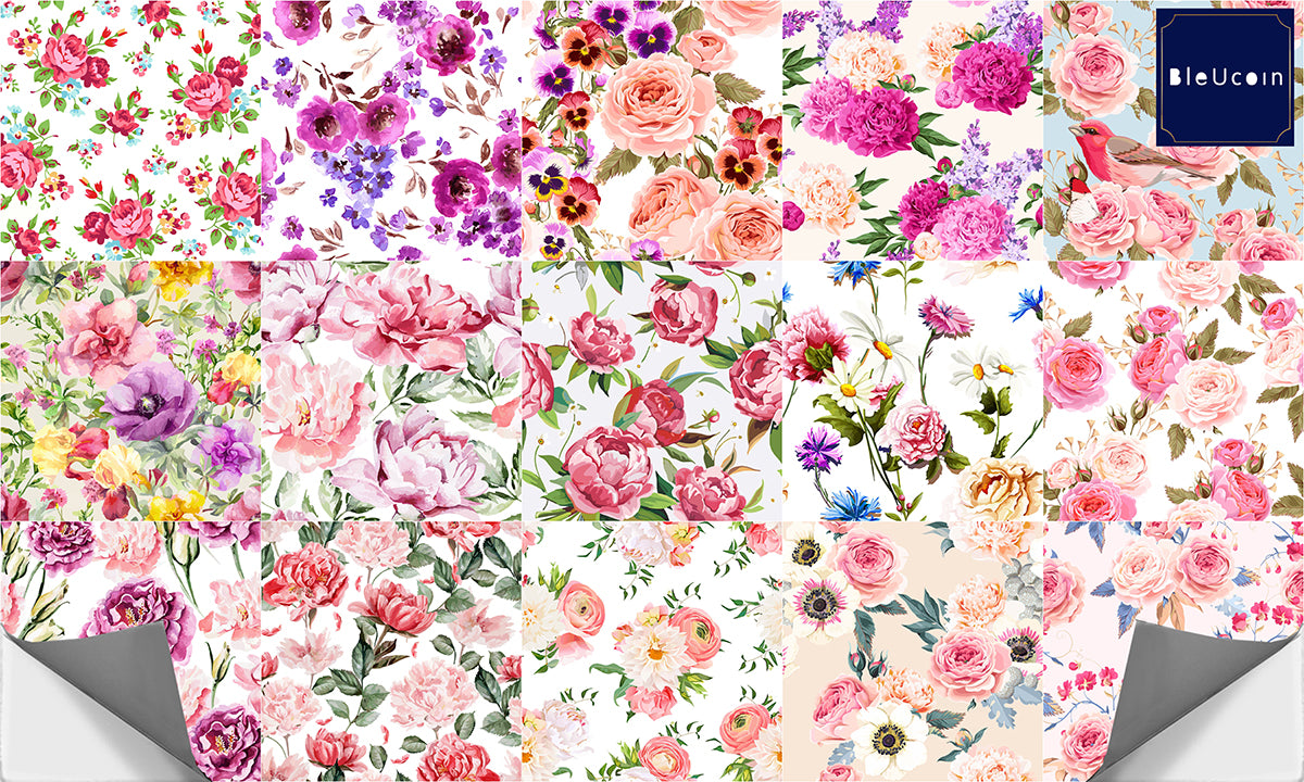 English Rose Peel & Stick Tile