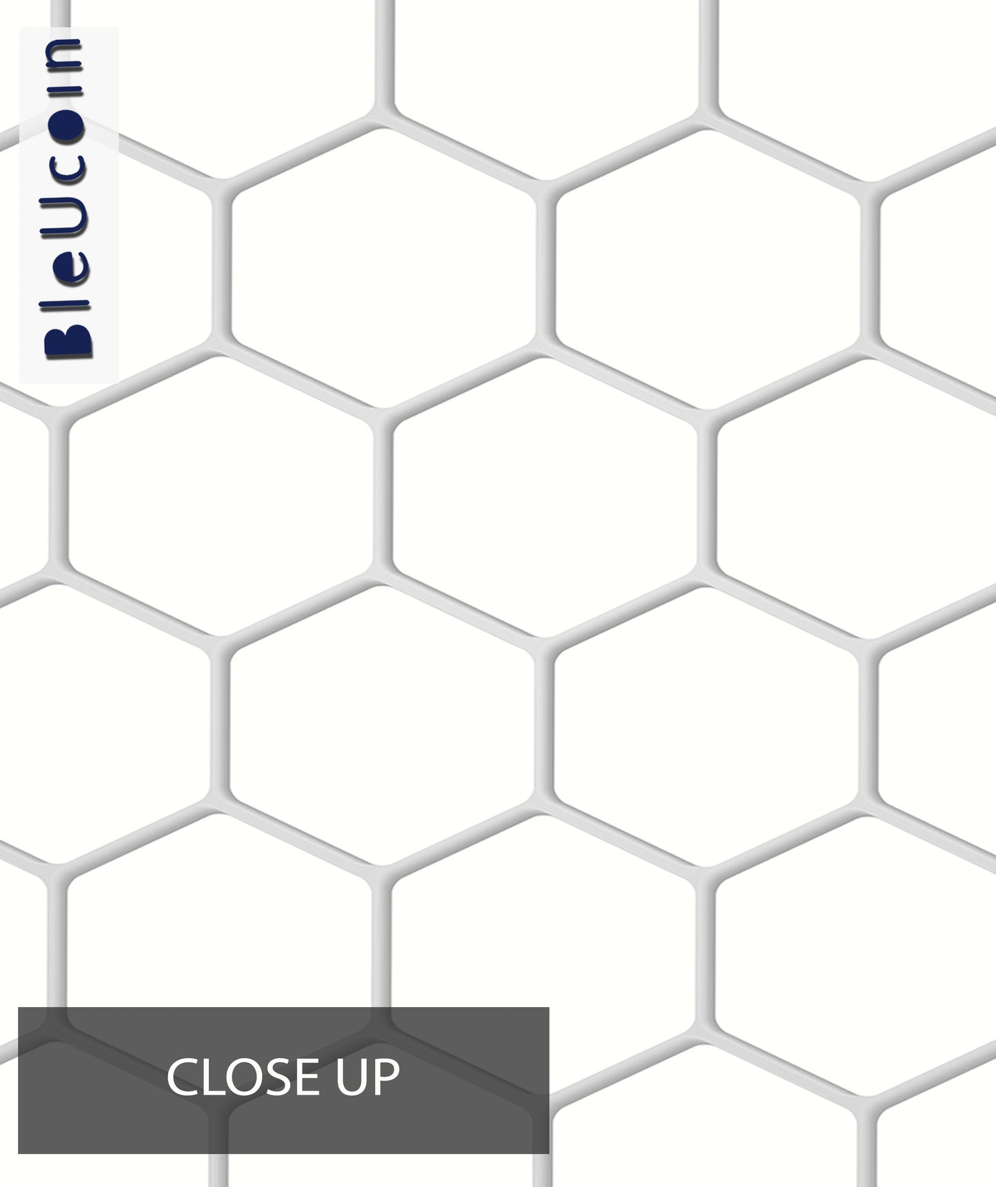 Iwaki Ivory Hexagon Peel & Stick Tile