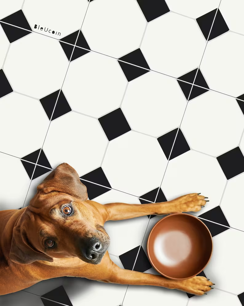 Custom Order for Carly - 48 pcs in Option 3 and 21 pcs in Regular Warsaw - No Grouts - Anti Slip - 13" x 13"