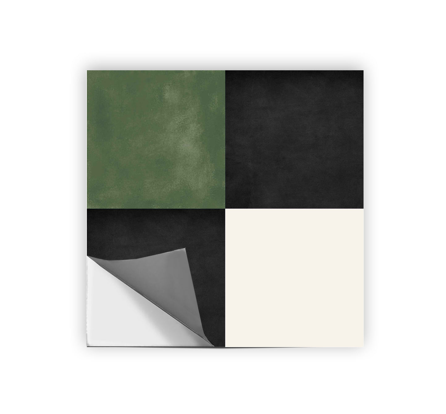 Marshall Basil Checker Peel & Stick Tile