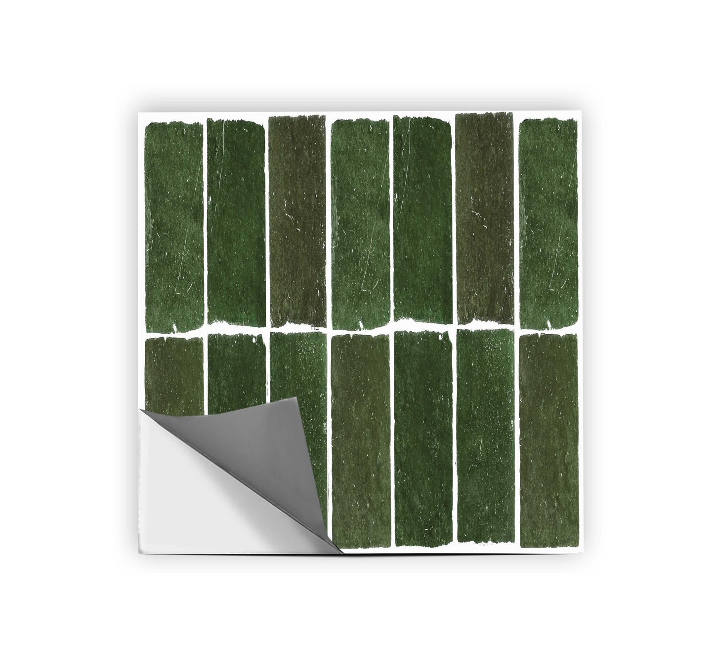Mizzle Green Subway Peel & Stick Tile