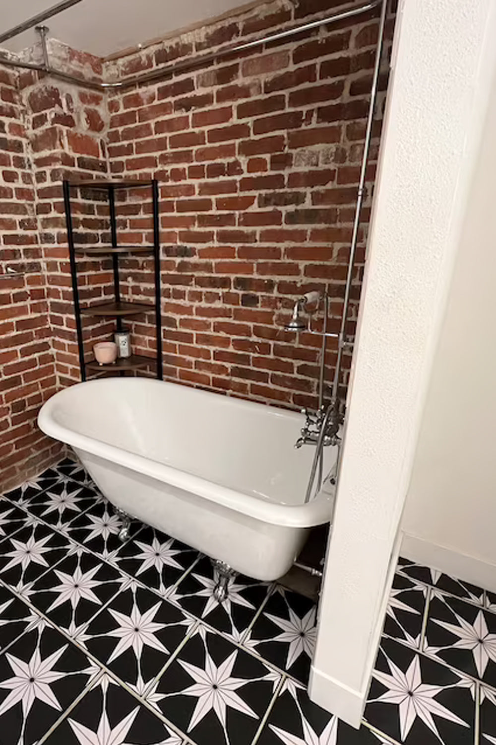 Positano Lignite Premium Peel and Stick Floor Tile Stickers | Removable, Renter friendly with Anti-Slip finish in sturdy 520 microns