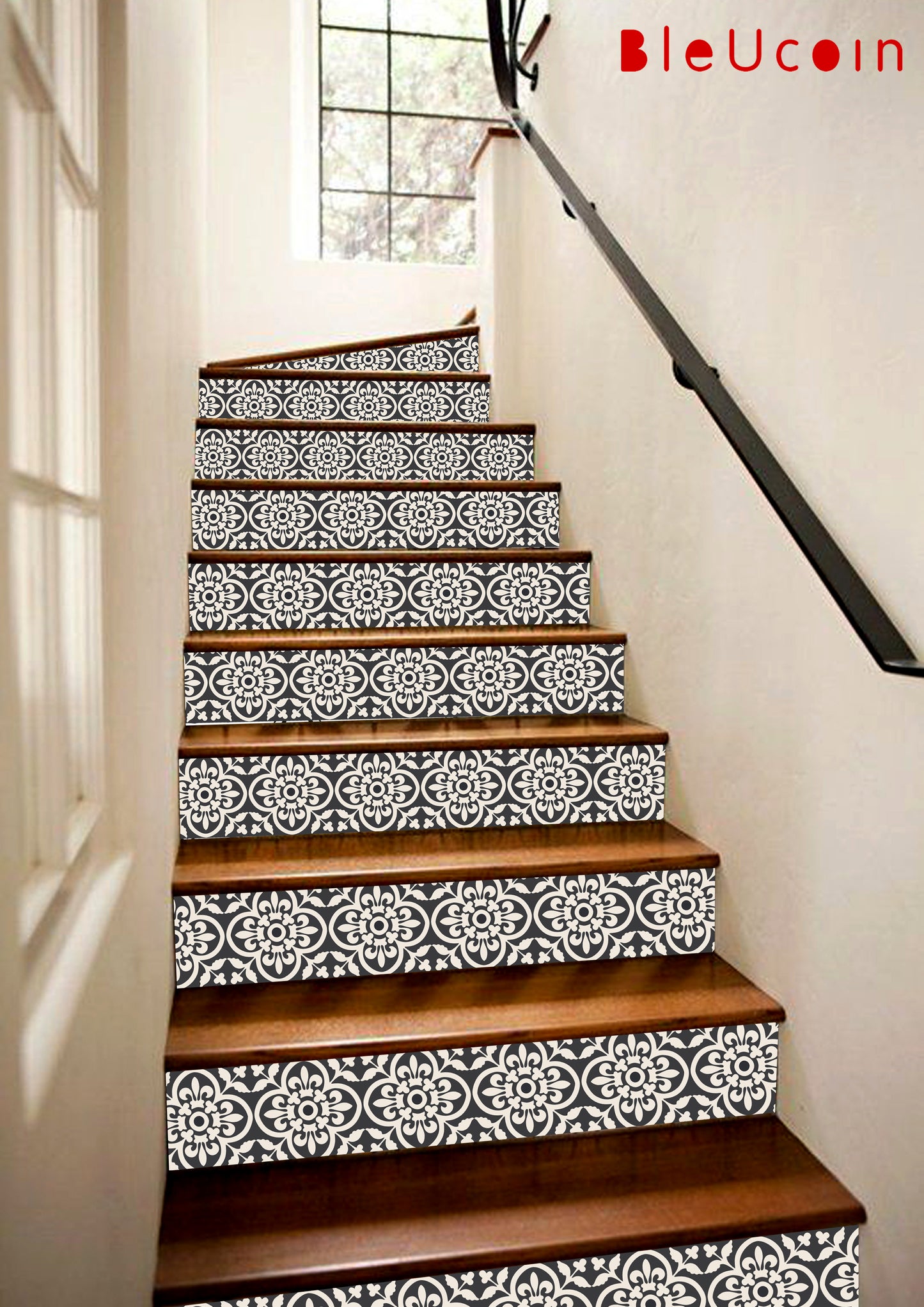 50% DISCOUNT - Encaustic 6" x 49" - 5 strips - Matt