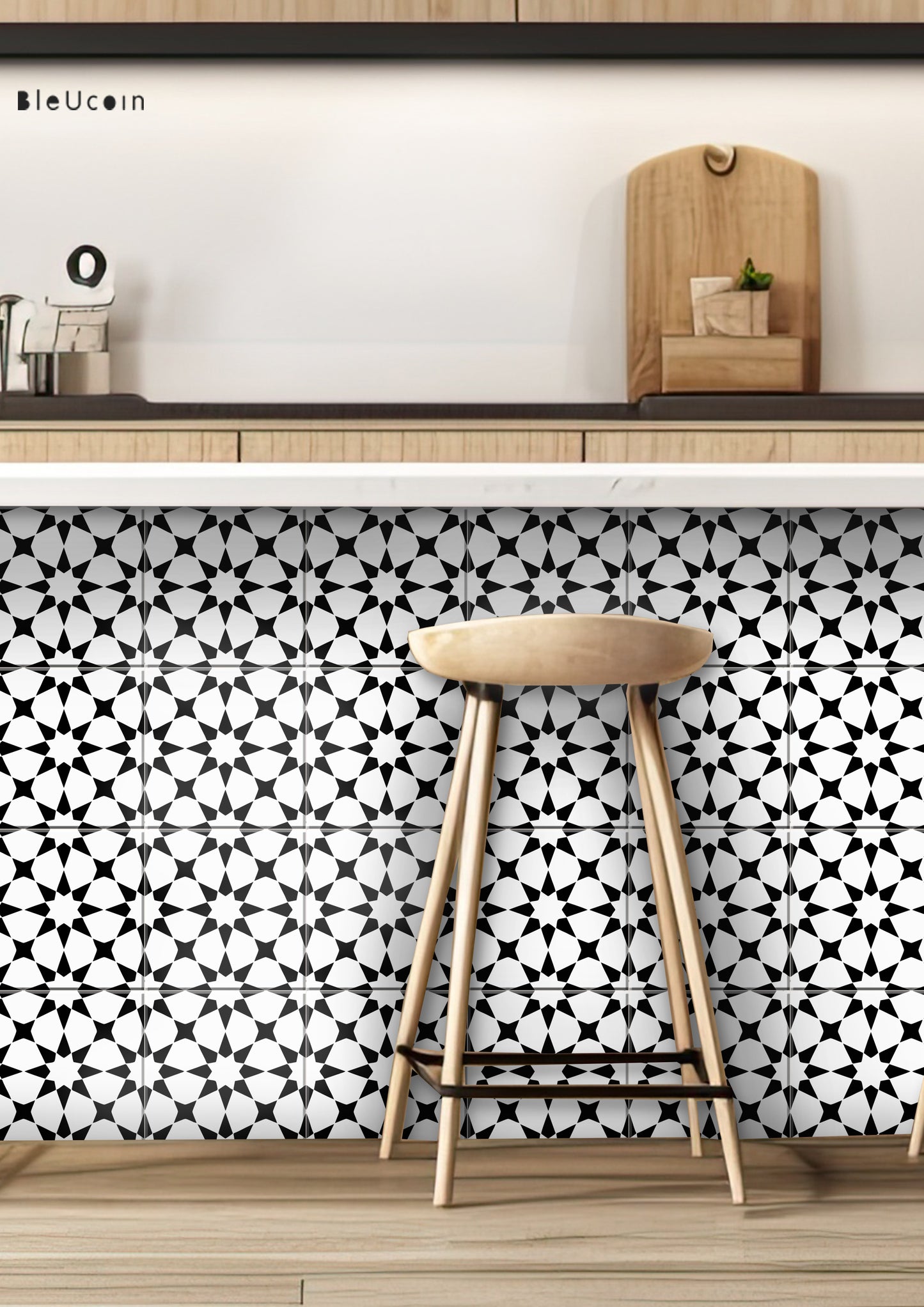 50% DISCOUNT- Pacific Black 6" x 6" - 44 pcs Glossy